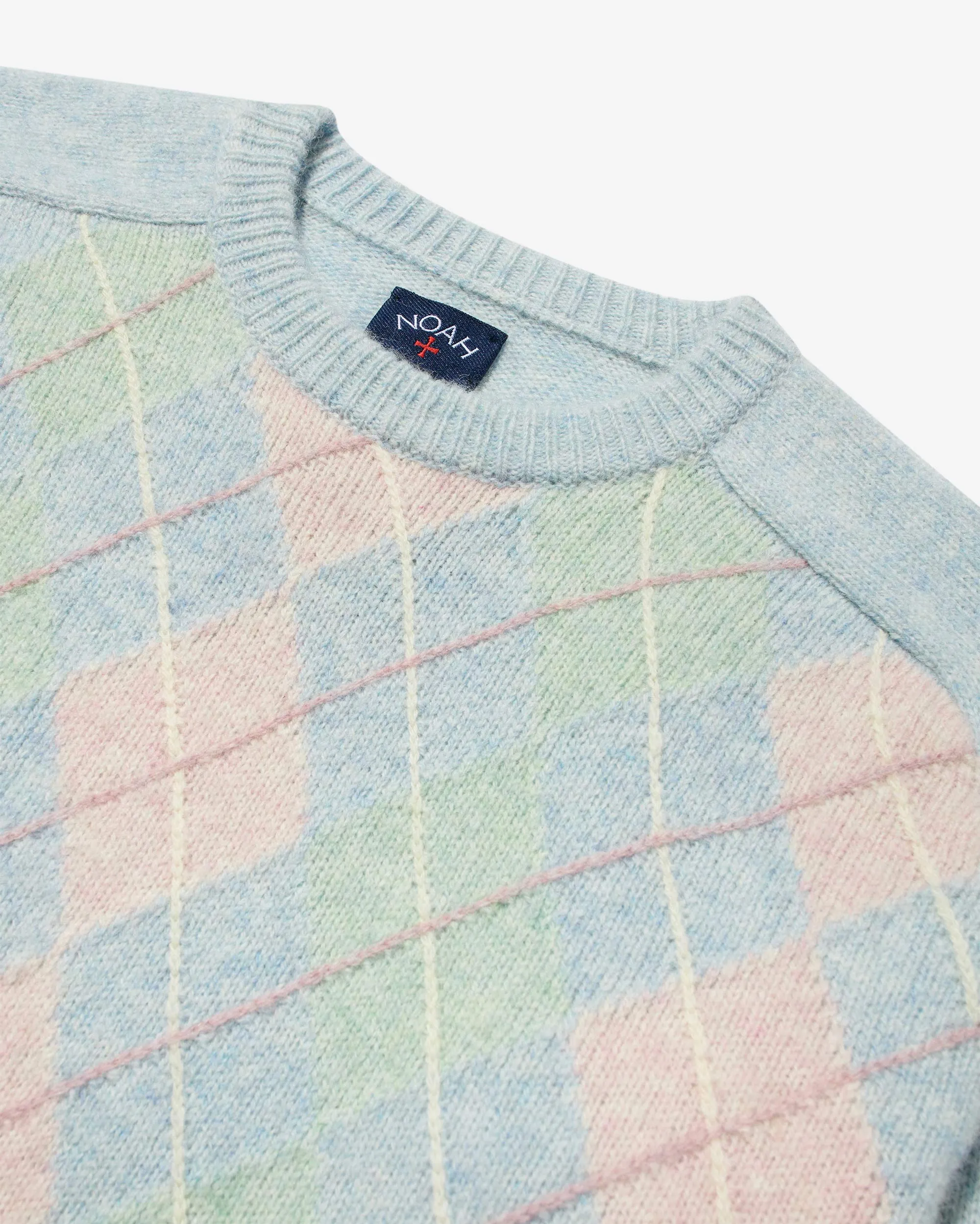 Pastel Argyle Shetland Sweater sold by Noah NYC product image thumbnail 3