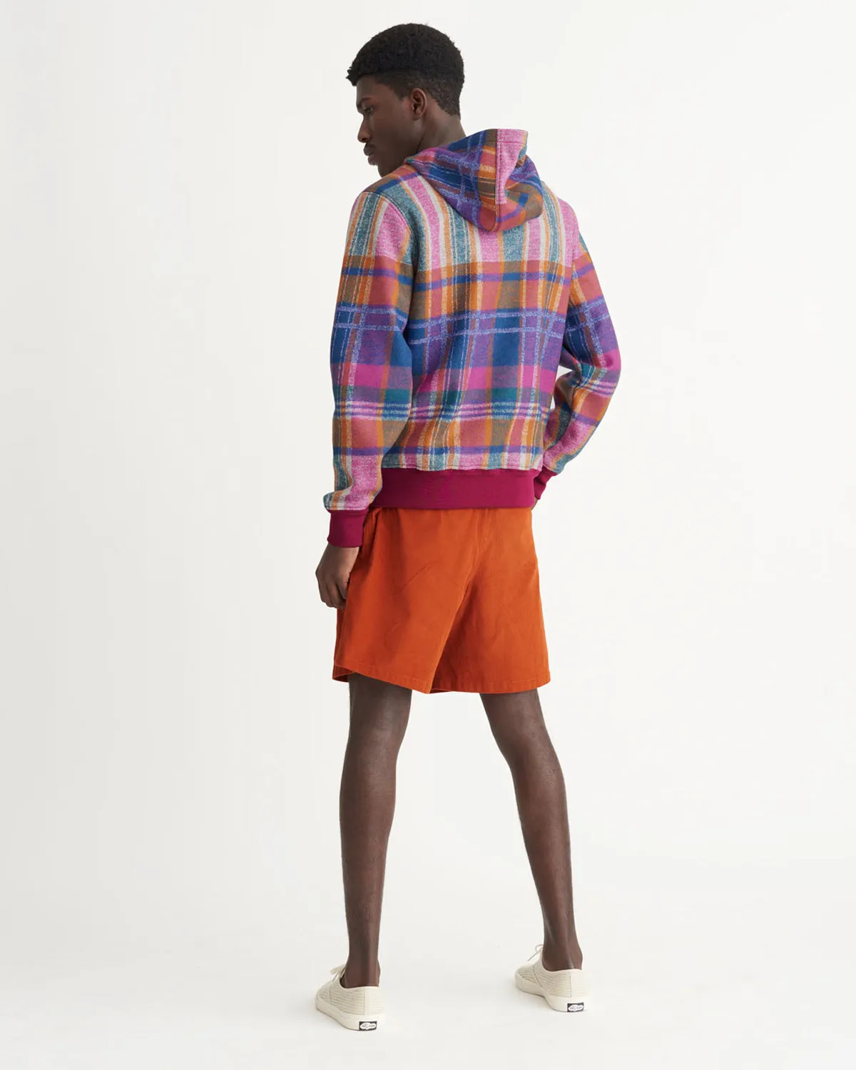 Madras Wool Hoodie sold by Noah NYC product image thumbnail 4
