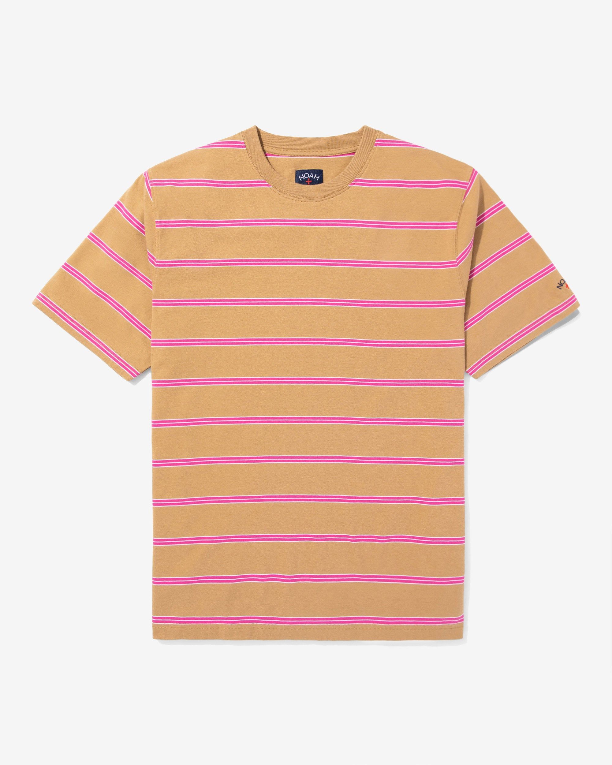 Tan Striped Top sold by Noah NYC