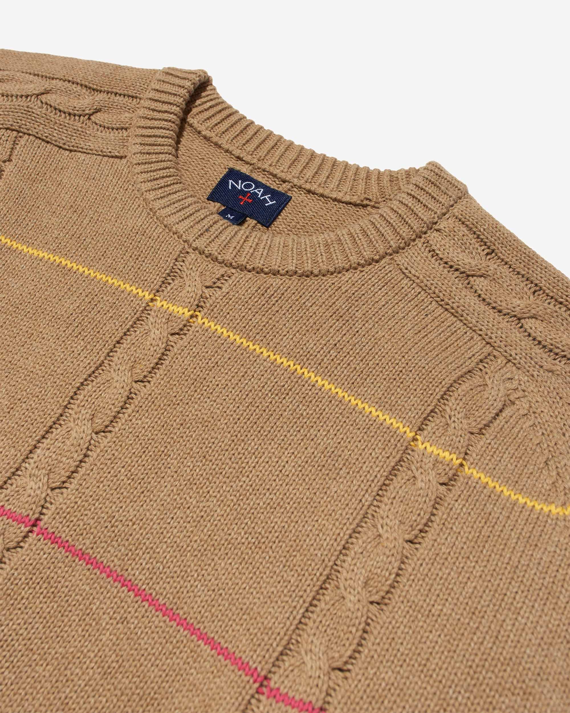 Striped Cable Cotton Sweater sold by Noah NYC product image thumbnail 3