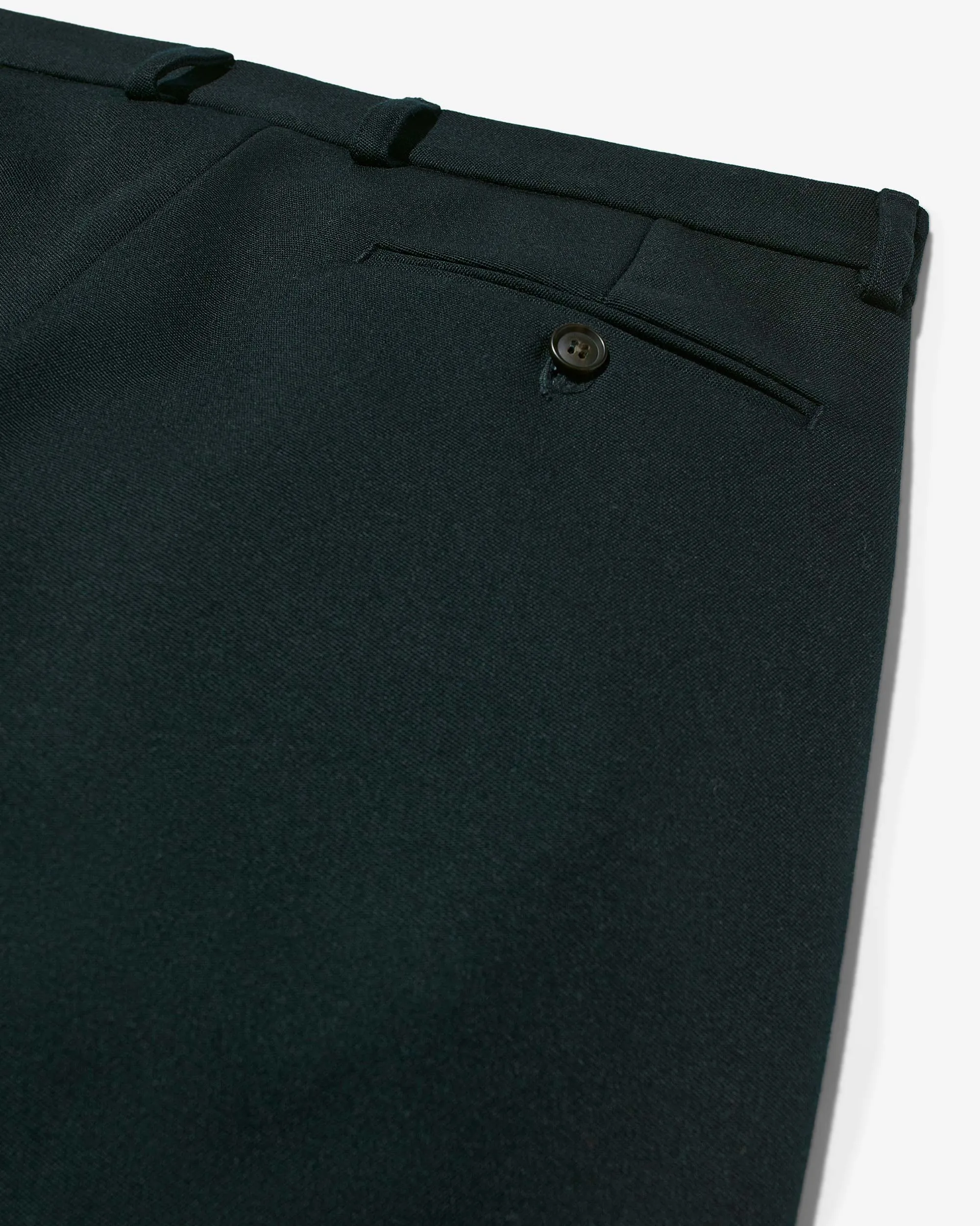 Single Pleat Barathea Wool Pant sold by Noah NYC product image thumbnail 5