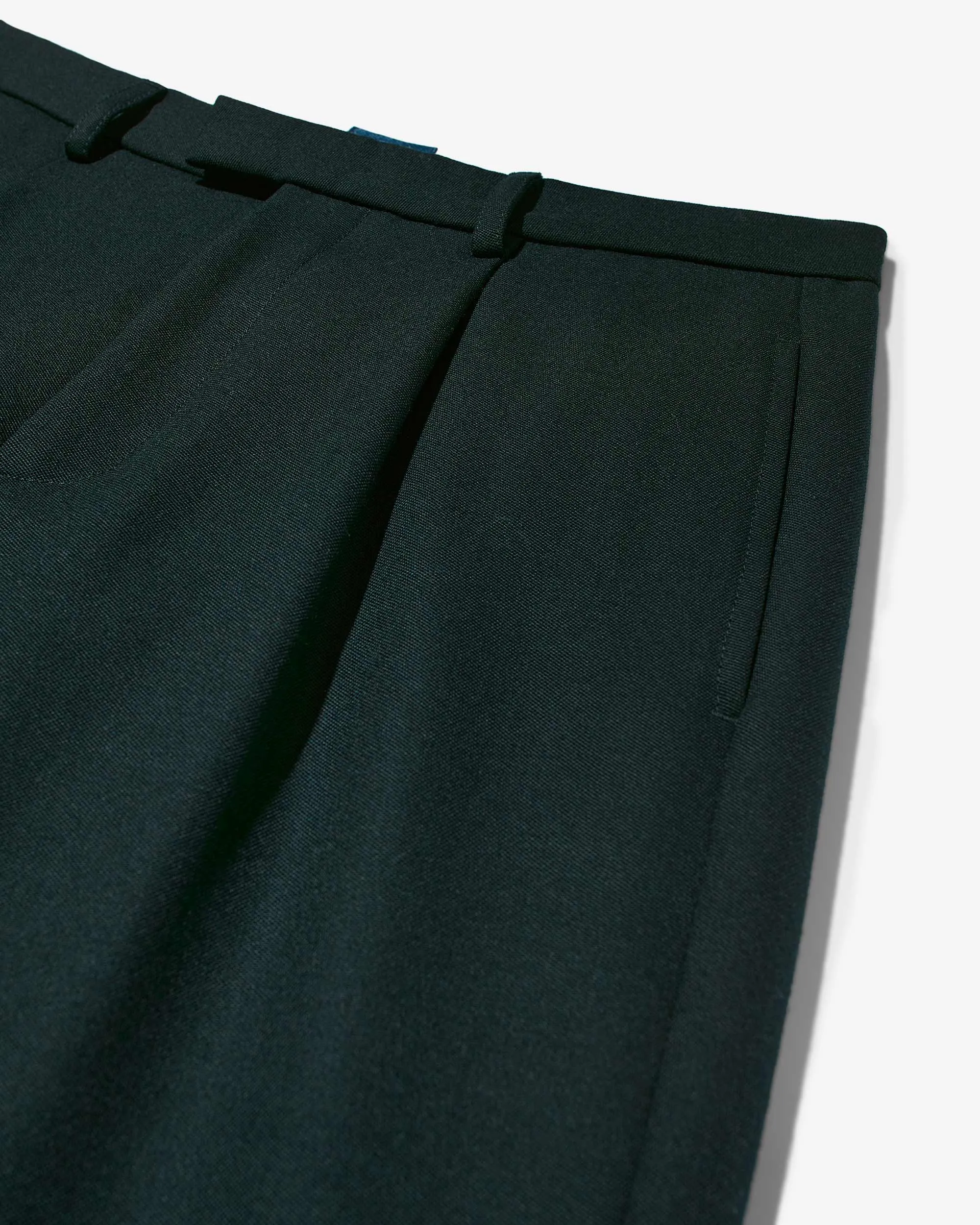 Single Pleat Barathea Wool Pant sold by Noah NYC product image thumbnail 4