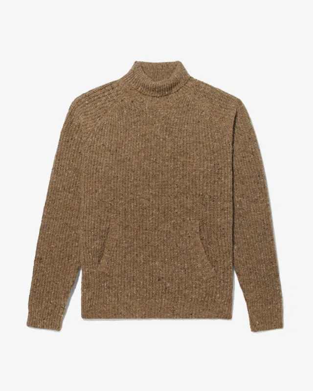 Turleneck Donegal Sweater sold by Noah NYC