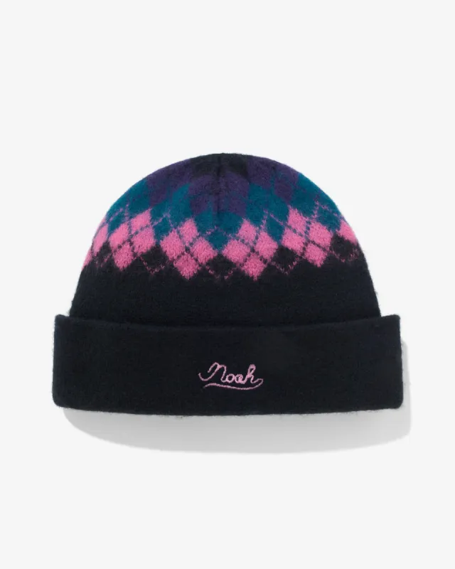 Argyle Beanie sold by Noah NYC