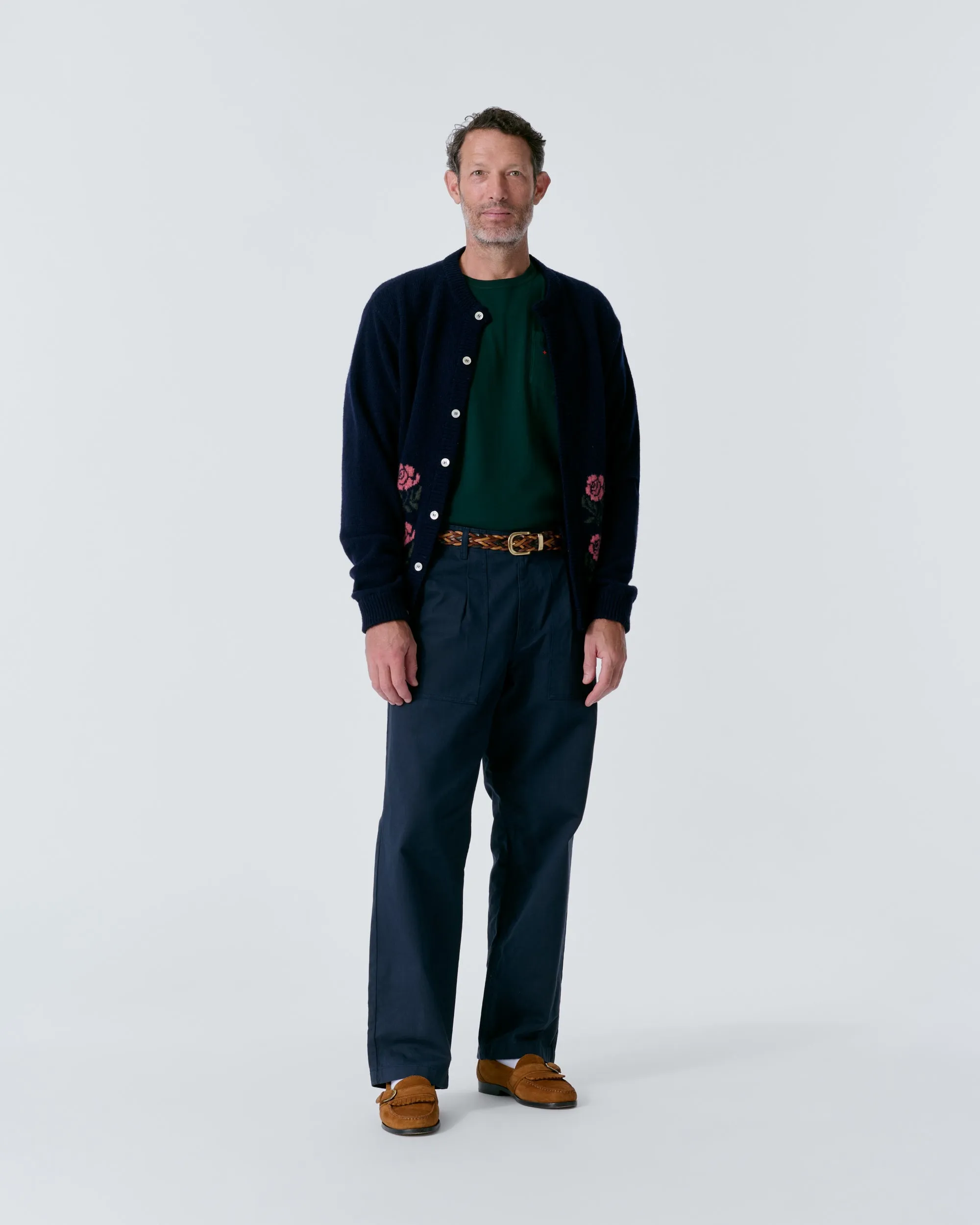 Floral Shetland Cardigan sold by Noah NYC product image thumbnail 4