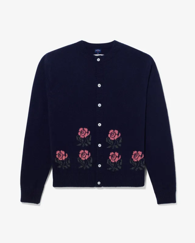 Floral Shetland Cardigan sold by Noah NYC
