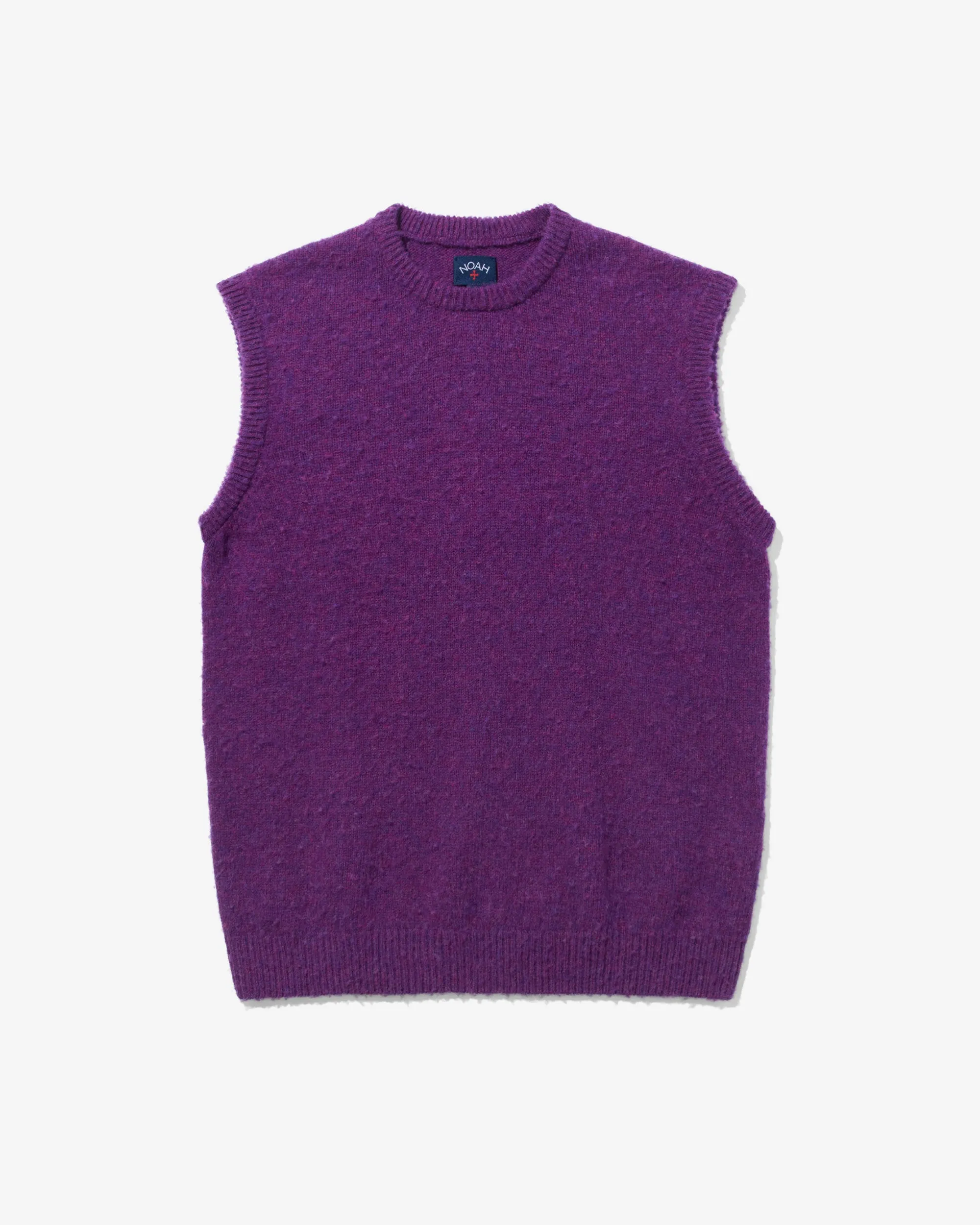 Crewneck Shetland Sweater Vest sold by Noah NYC product image thumbnail 3