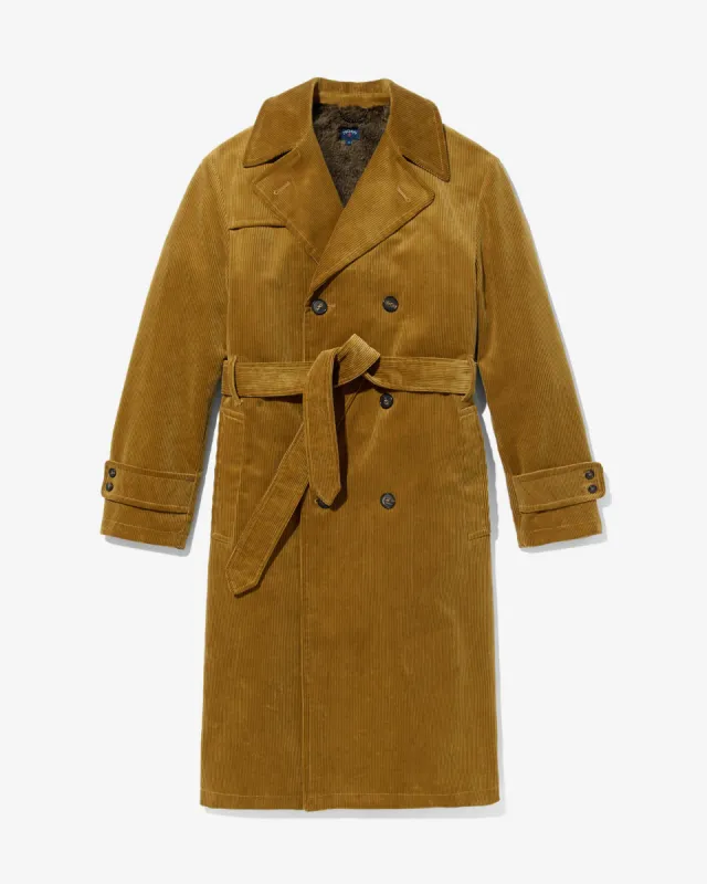 Corduroy Trench Coat made by Noah NYC
