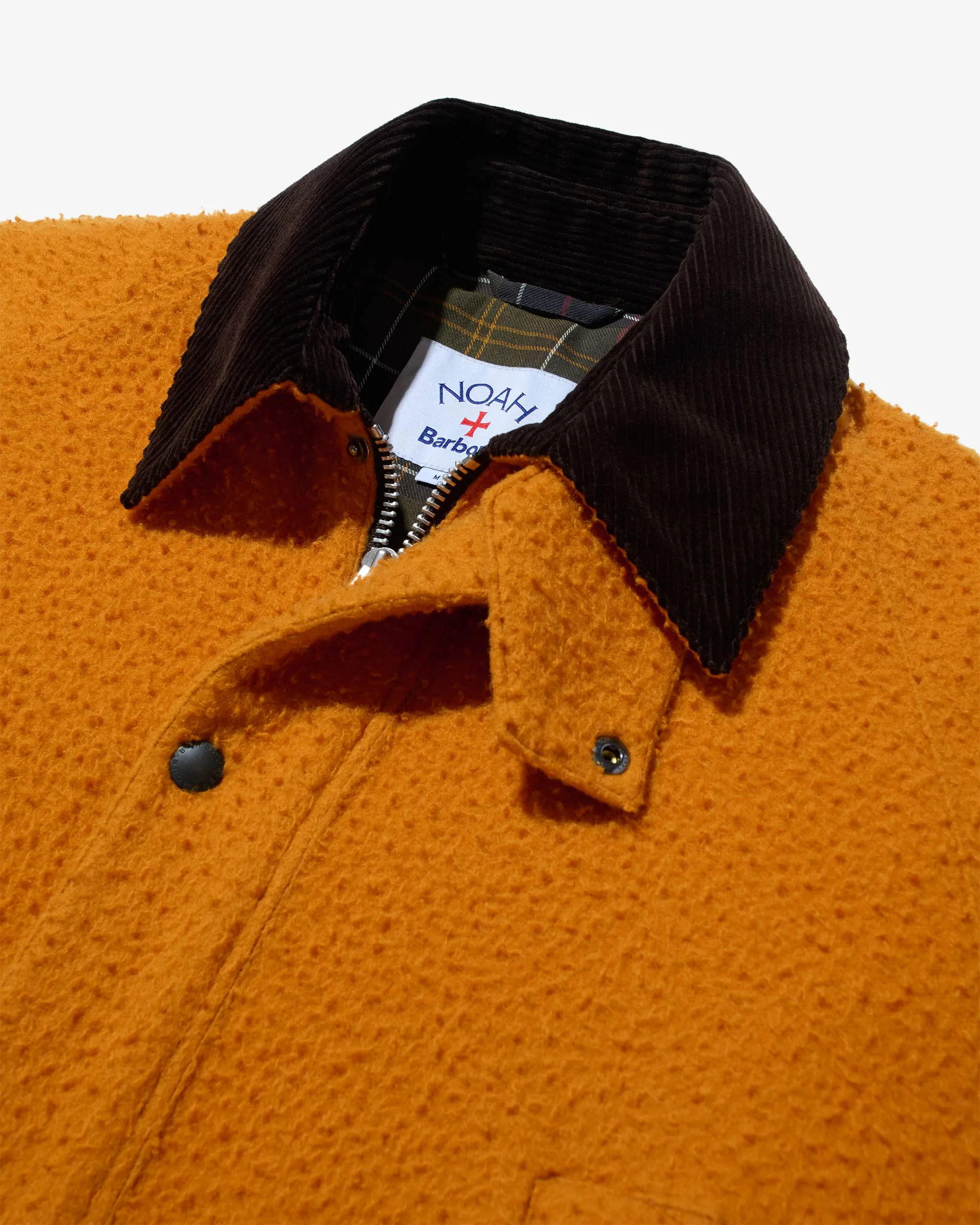 Noah x Barbour Wool Teddy Bedale Jacket sold by Noah NYC product image thumbnail 3