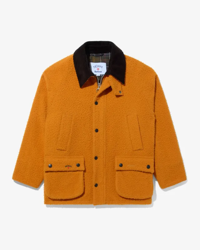 Noah x Barbour Wool Teddy Bedale Jacket sold by Noah NYC