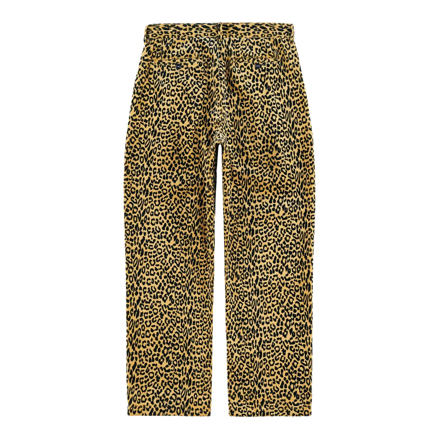 Leopard Double-Pleat Corduroy Trousers sold by Noah NYC product image thumbnail 2
