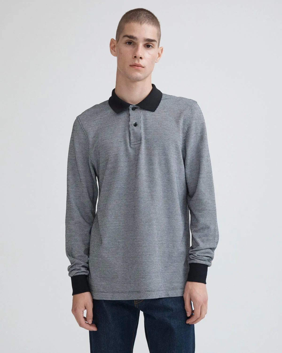 Houndstooth Polo sold by Noah NYC product image thumbnail 3