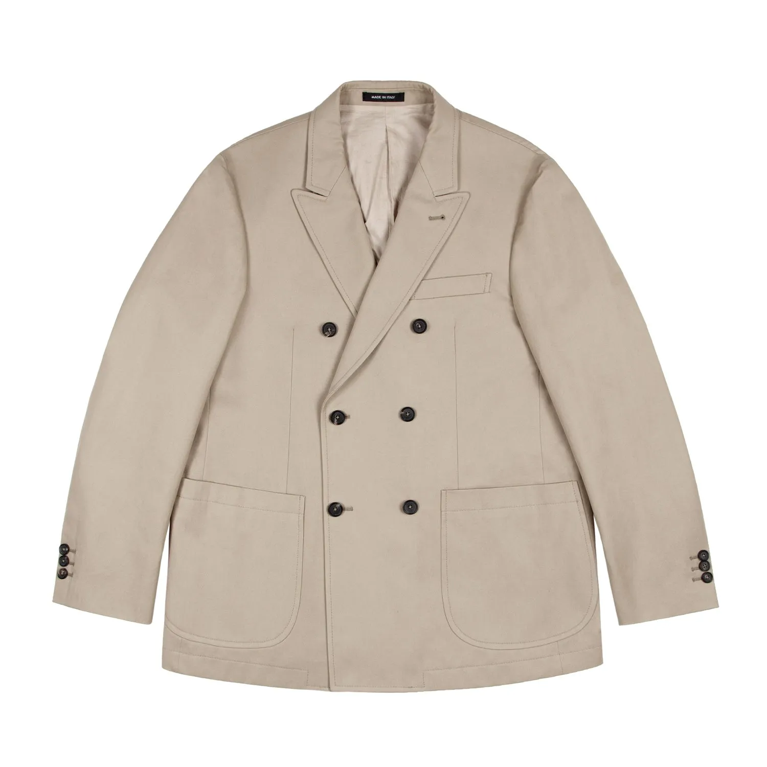 Cotton Double Breasted Jacket sold by Noah NYC