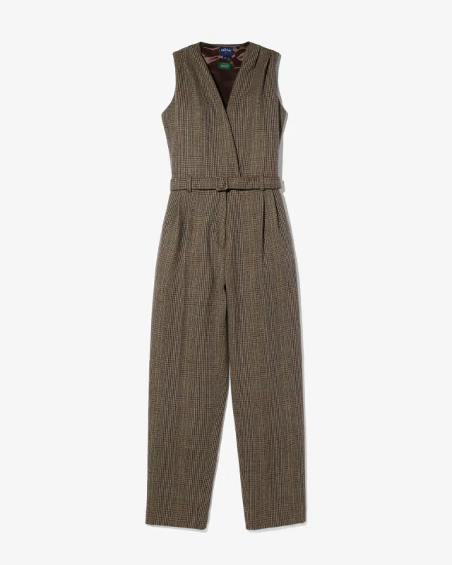 Pleated Wool Jumpsuit sold by Noah NYC