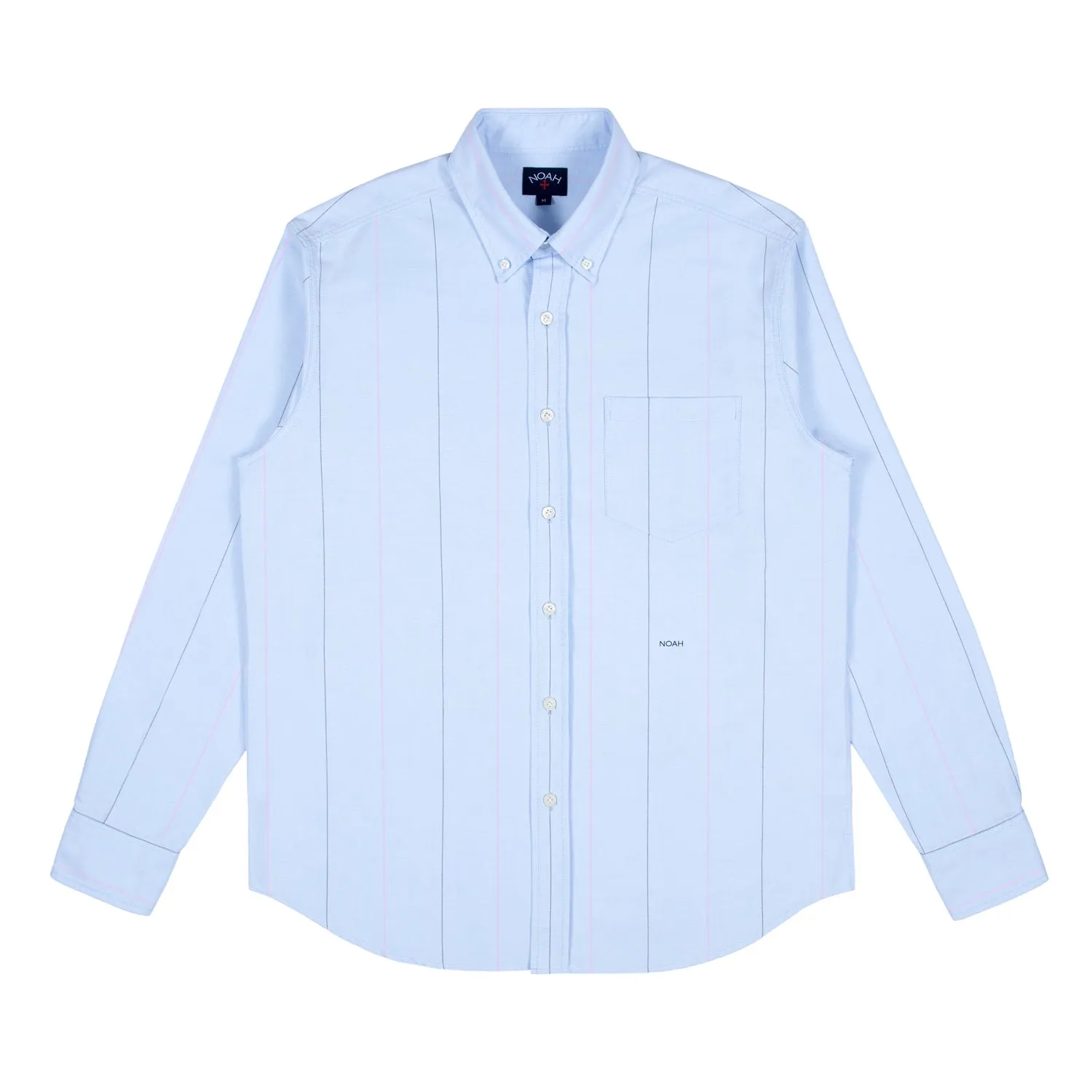 Wide Stripe Oxford Shirt sold by Noah NYC