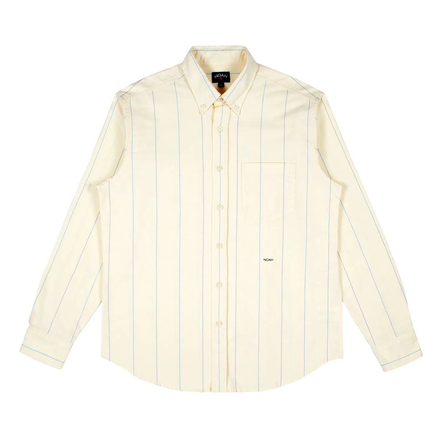 Wide Stripe Oxford Shirt sold by Noah NYC product image thumbnail 5