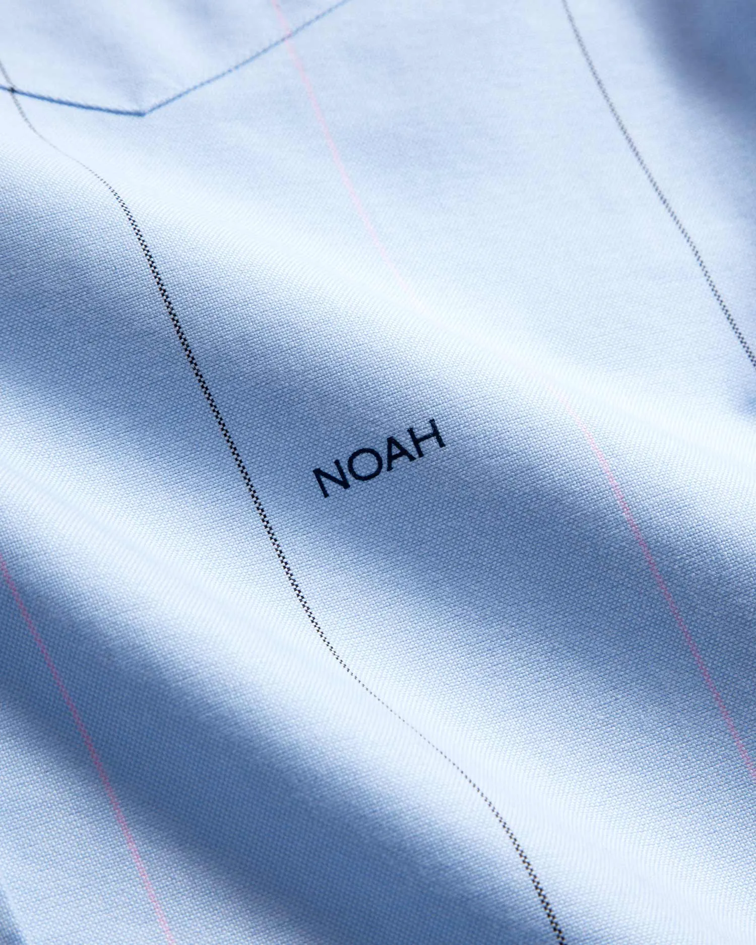 Wide Stripe Oxford Shirt sold by Noah NYC product image thumbnail 4