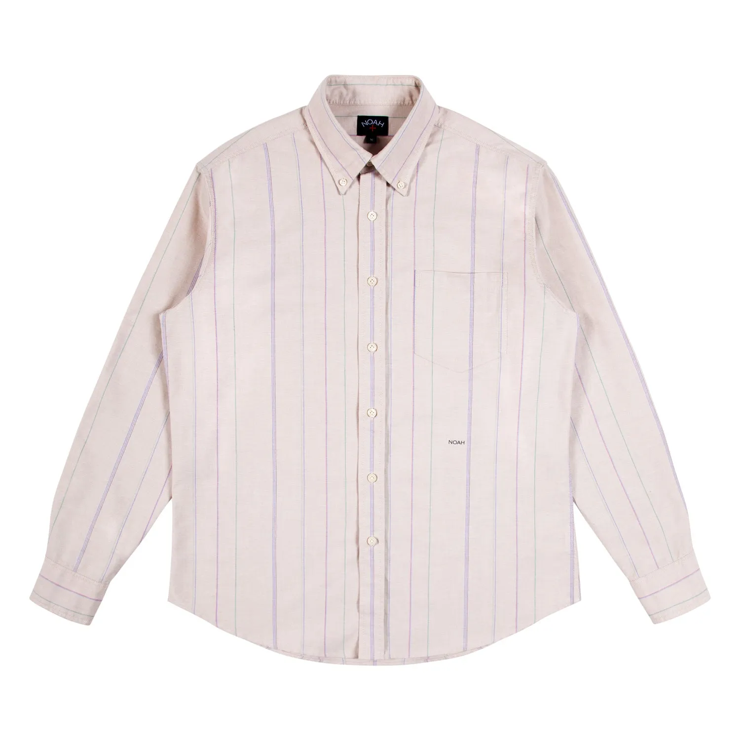 Multi-Stripe Oxford sold by Noah NYC