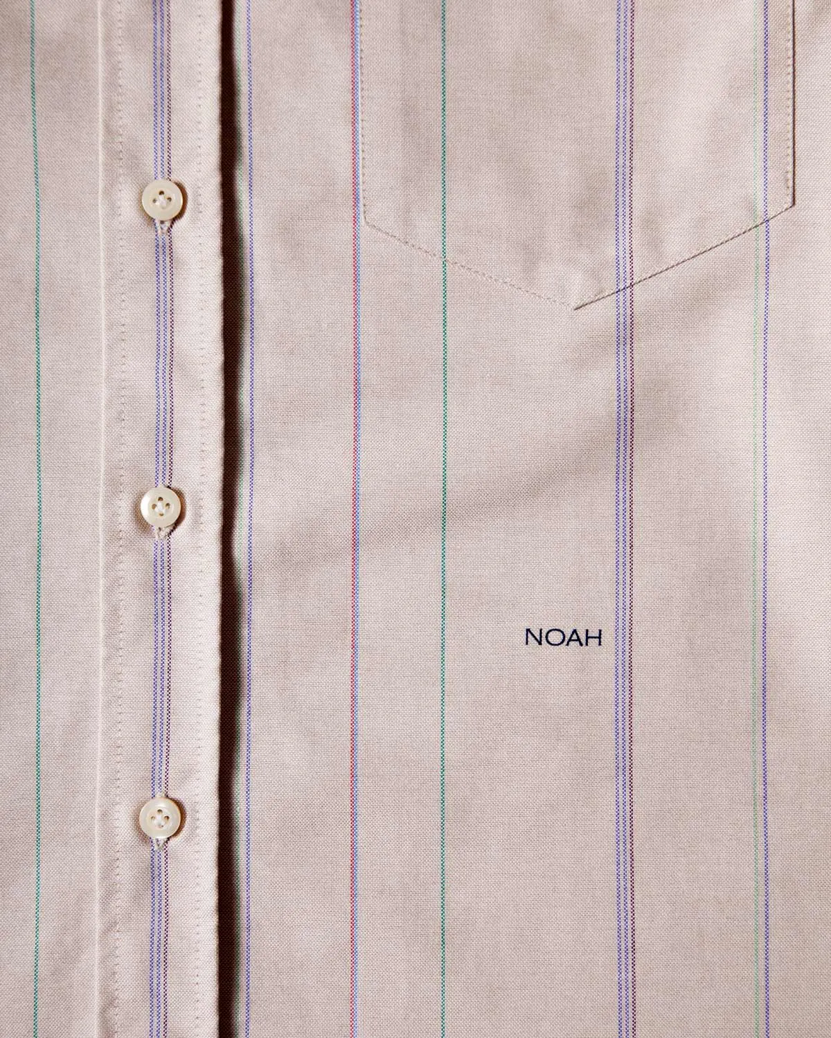 Multi-Stripe Oxford sold by Noah NYC product image thumbnail 4