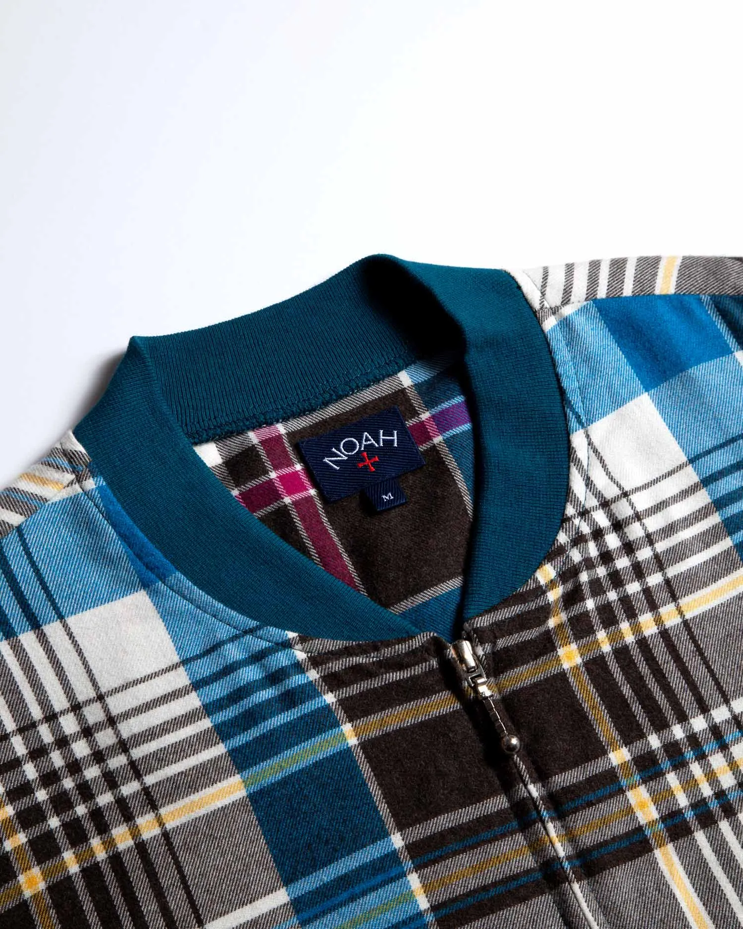 Ultrafine Plaid Bomber sold by Noah NYC product image thumbnail 4