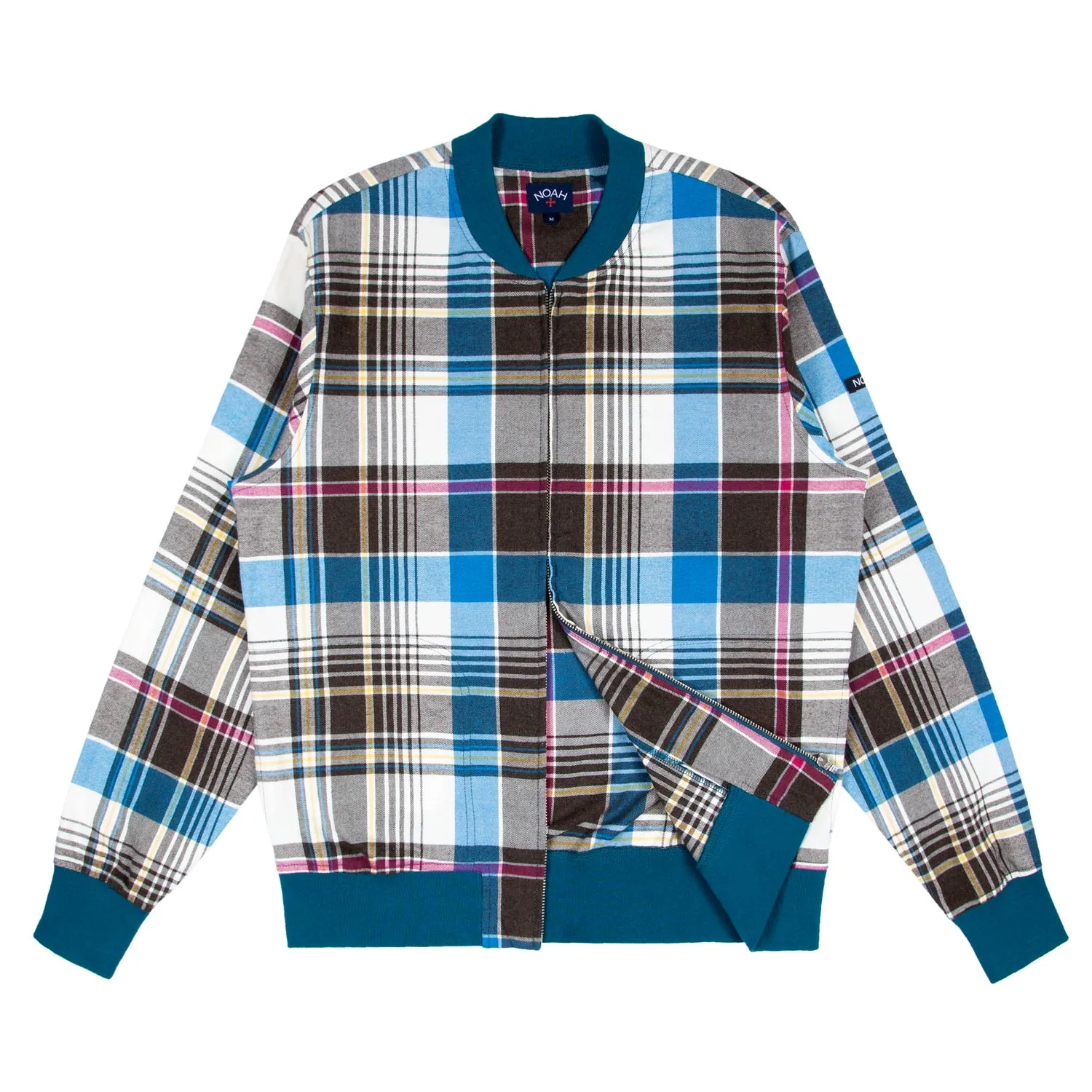 Ultrafine Plaid Bomber sold by Noah NYC product image thumbnail 3