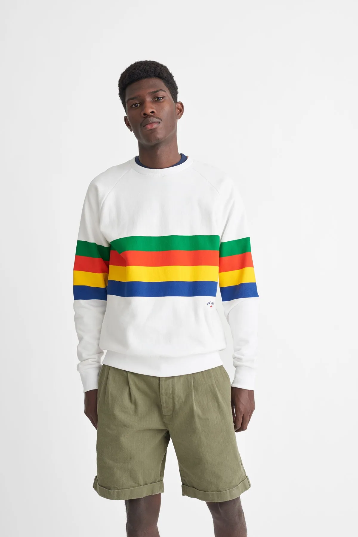 Sport Stripe Crewneck sold by Noah NYC product image thumbnail 5