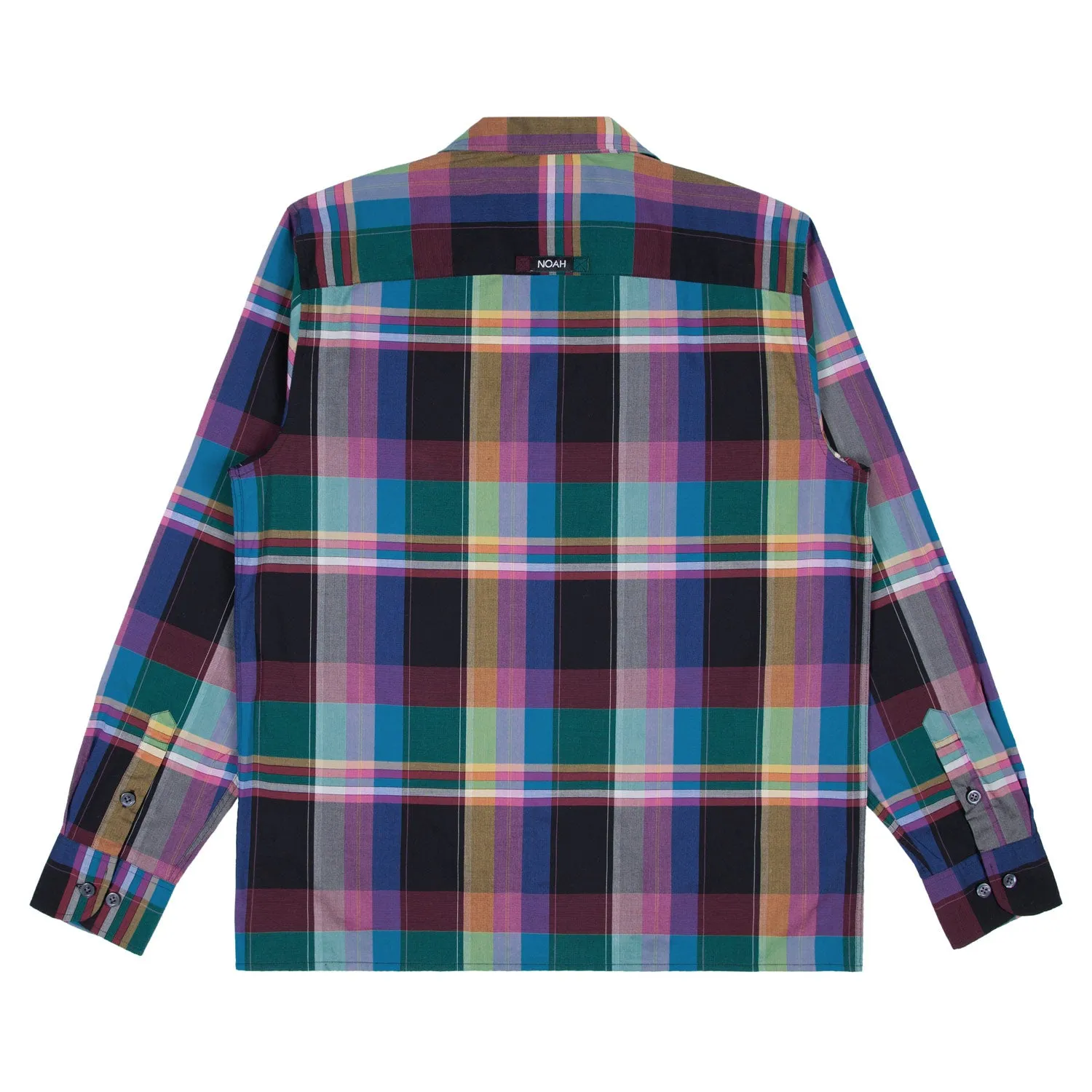 Black Madras Plaid Shirt sold by Noah NYC product image thumbnail 2