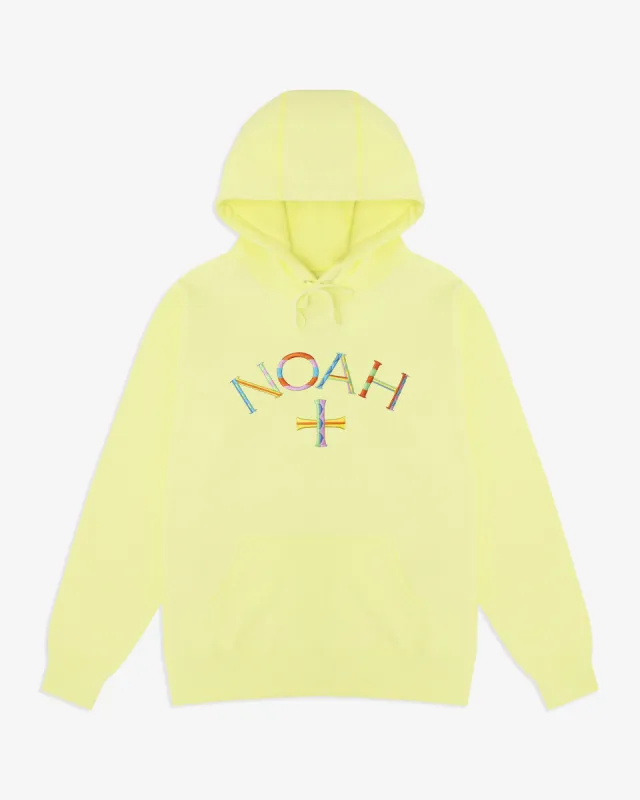 Embroidered Core Logo Hoodie (Luminary) sold by Noah NYC