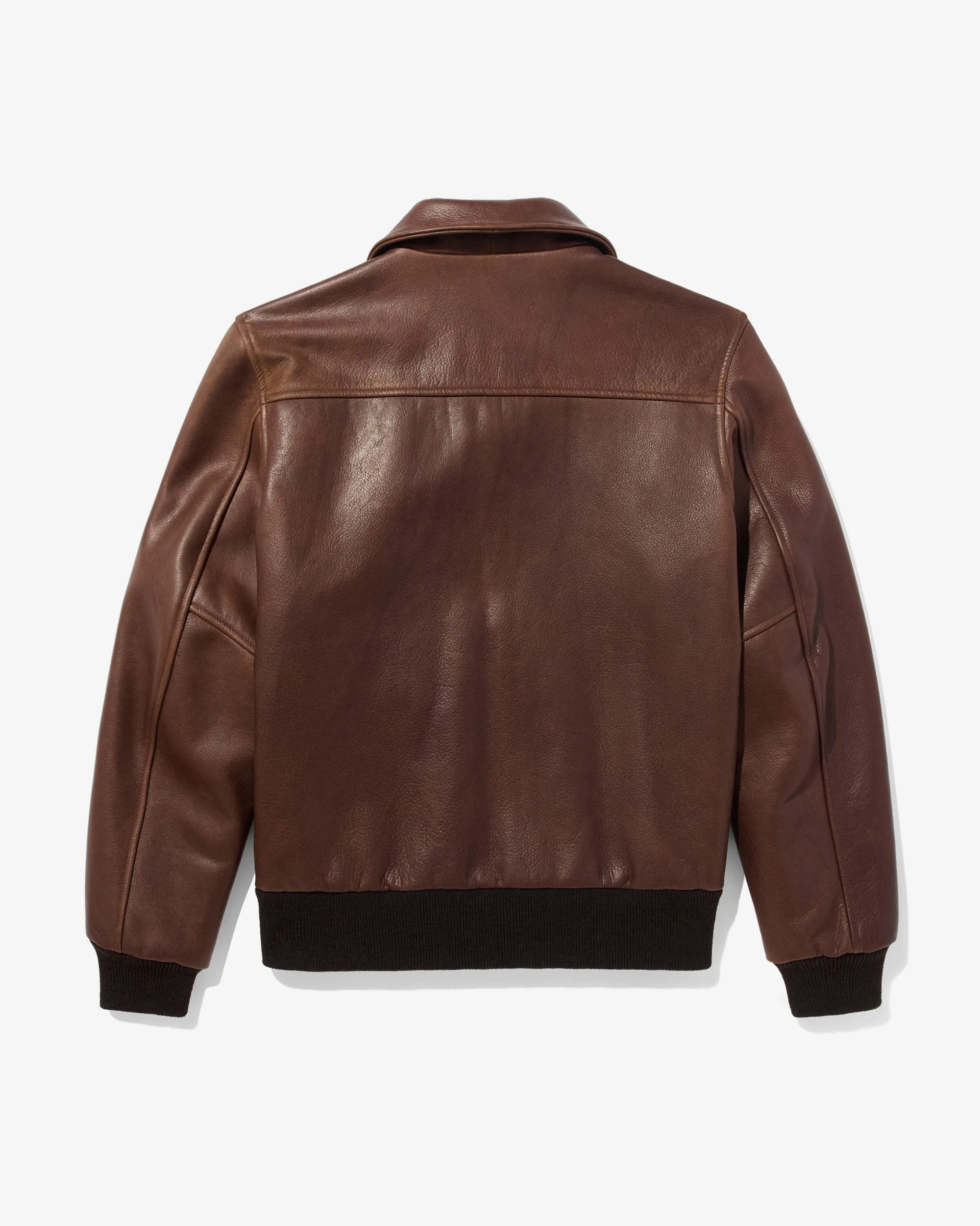 Leather A-2 Jacket sold by Noah NYC product image thumbnail 2