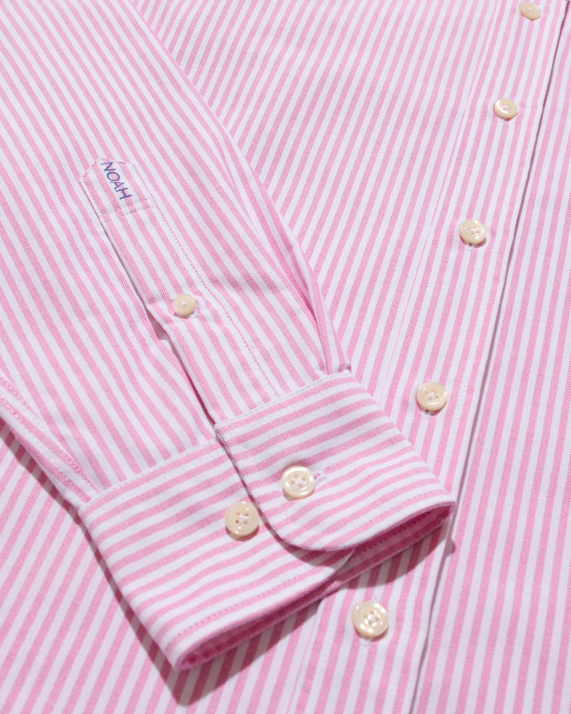 Striped Oxford Shirt sold by Noah NYC product image thumbnail 4