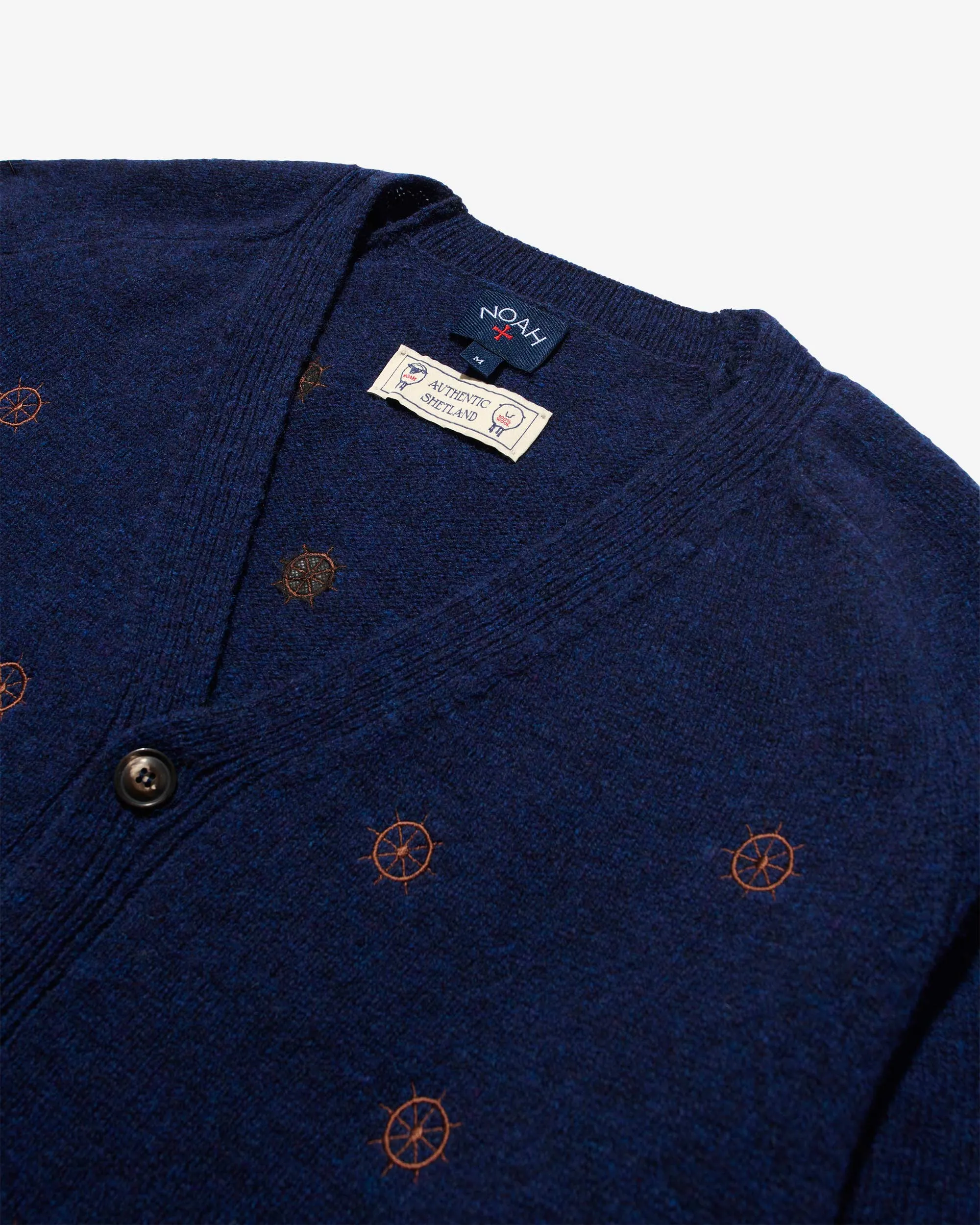 Ship Wheel Shetland Cardigan sold by Noah NYC product image thumbnail 2