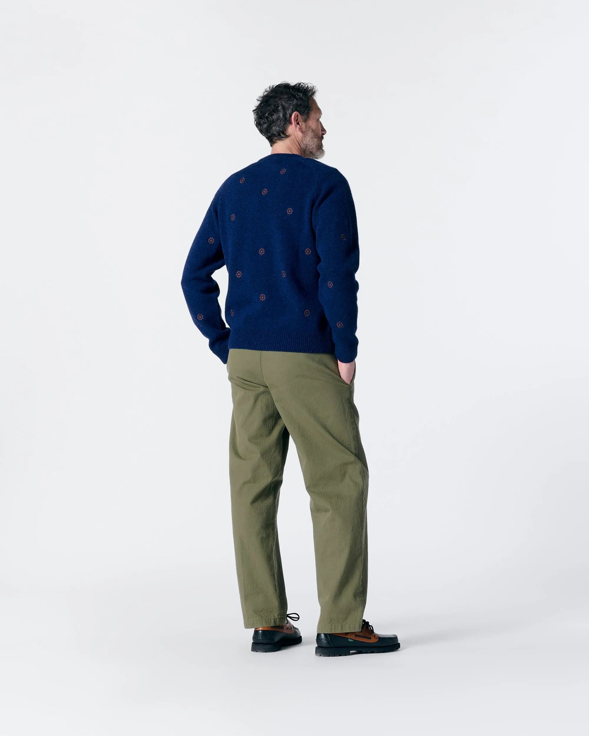 Ship Wheel Shetland Cardigan sold by Noah NYC product image thumbnail 5