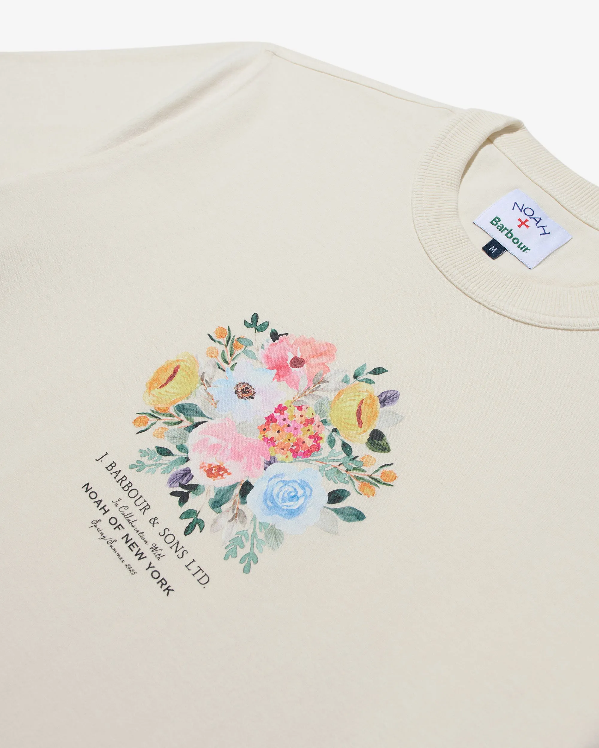 Noah x Barbour Madras Flowers Tee sold by Noah NYC product image thumbnail 2