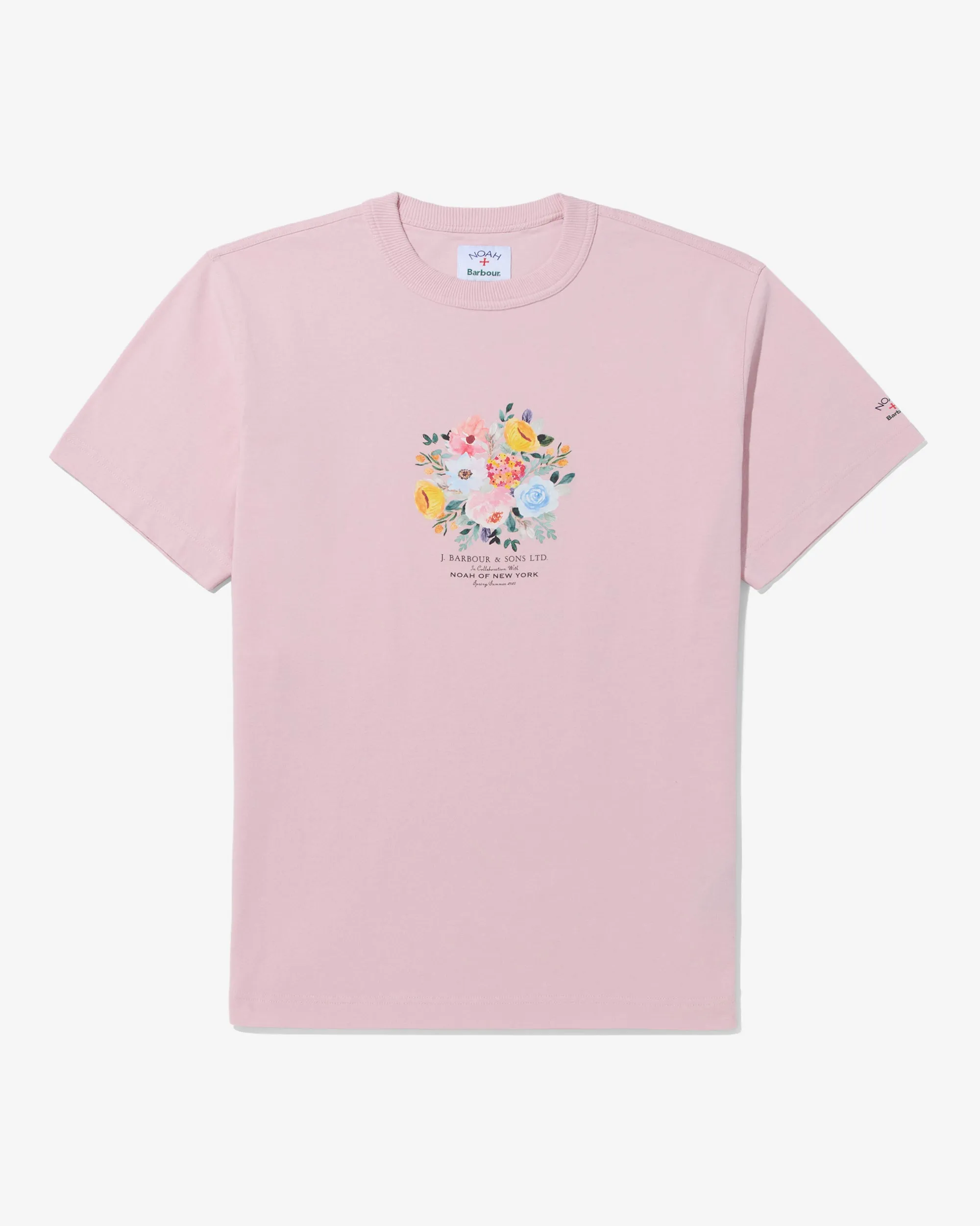 Noah x Barbour Madras Flowers Tee sold by Noah NYC product image thumbnail 3