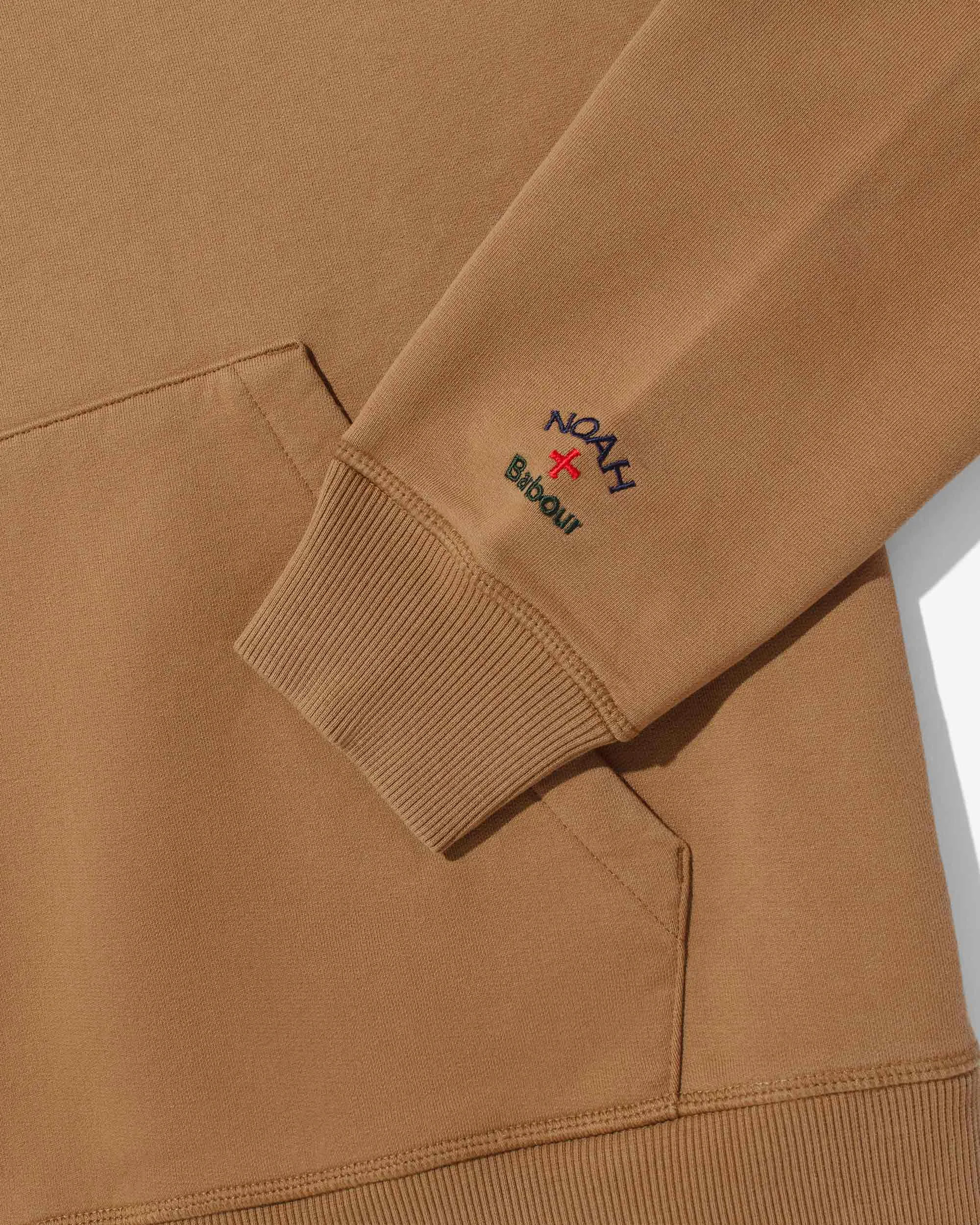 Noah x Barbour Raglan Hoodie sold by Noah NYC product image thumbnail 3