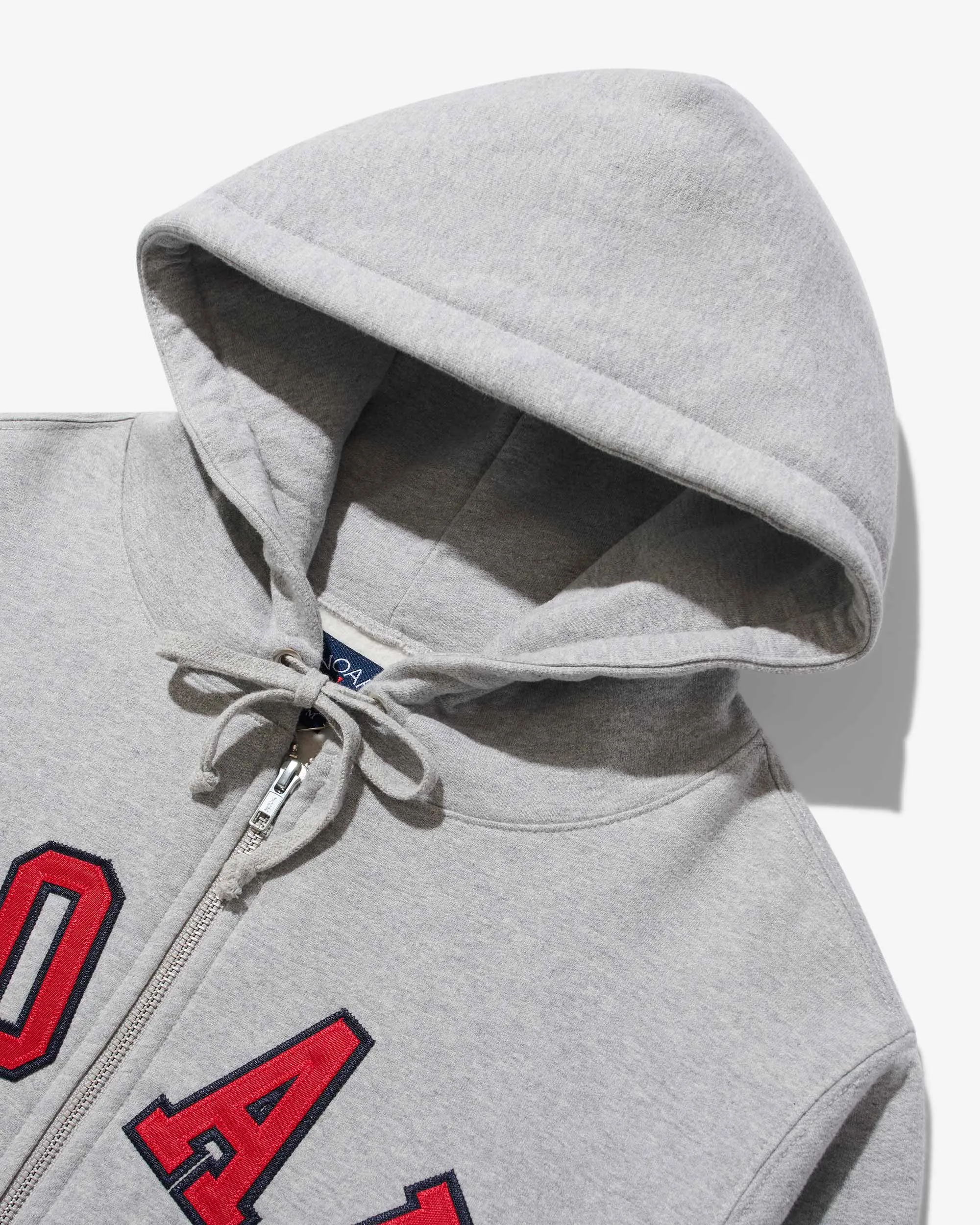 Arch Appliqué Zip-Up Hoodie sold by Noah NYC product image thumbnail 4