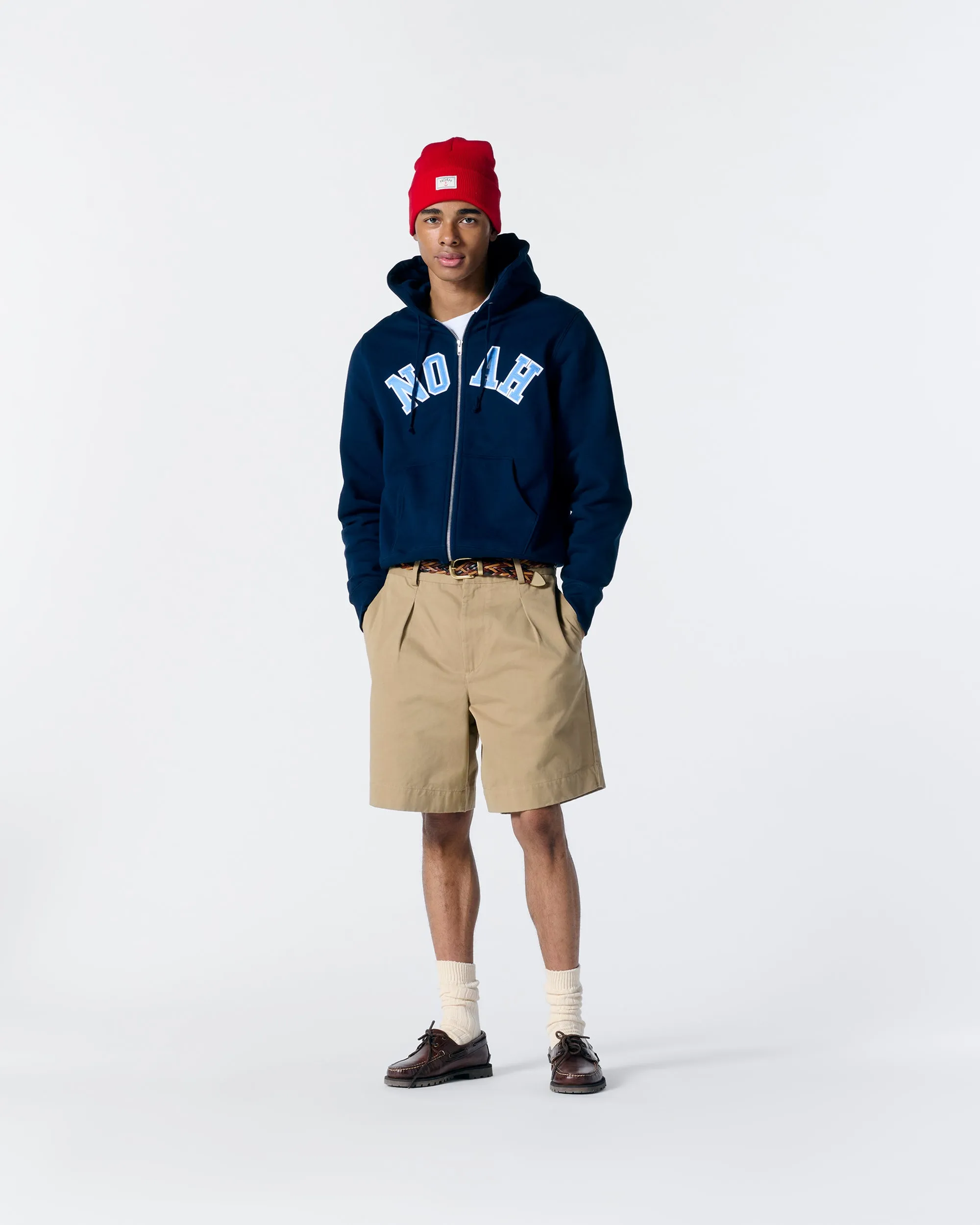 Arch Appliqué Zip-Up Hoodie sold by Noah NYC product image thumbnail 5