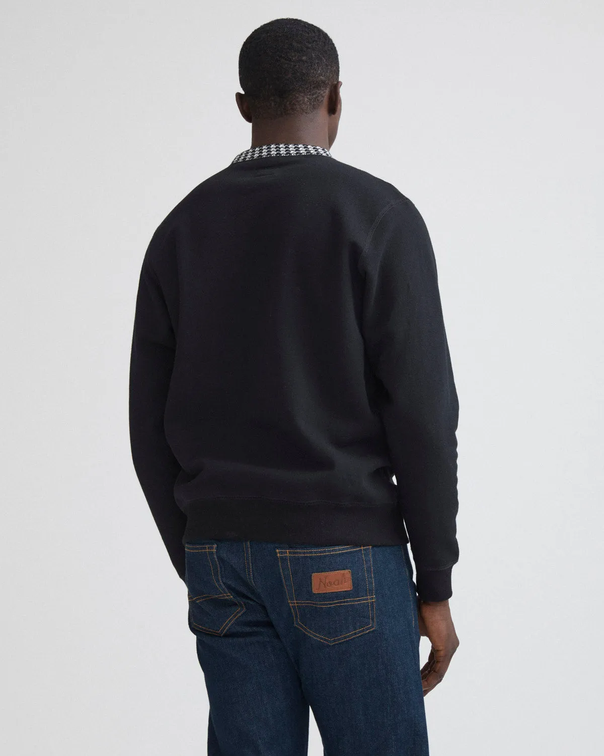 Houndstooth Collar Crewneck sold by Noah NYC product image thumbnail 5