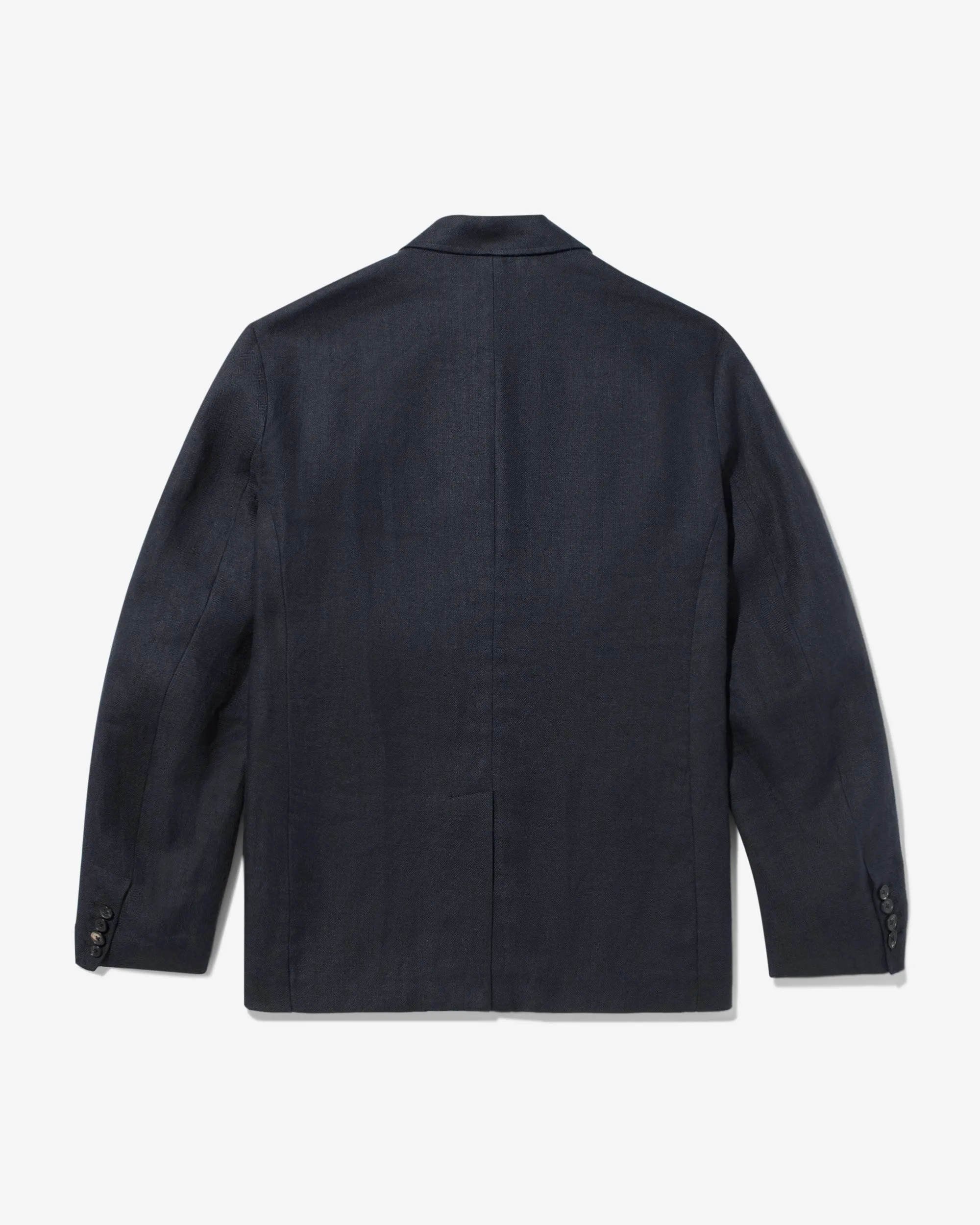 Herringbone Linen Sack Jacket sold by Noah NYC product image thumbnail 3
