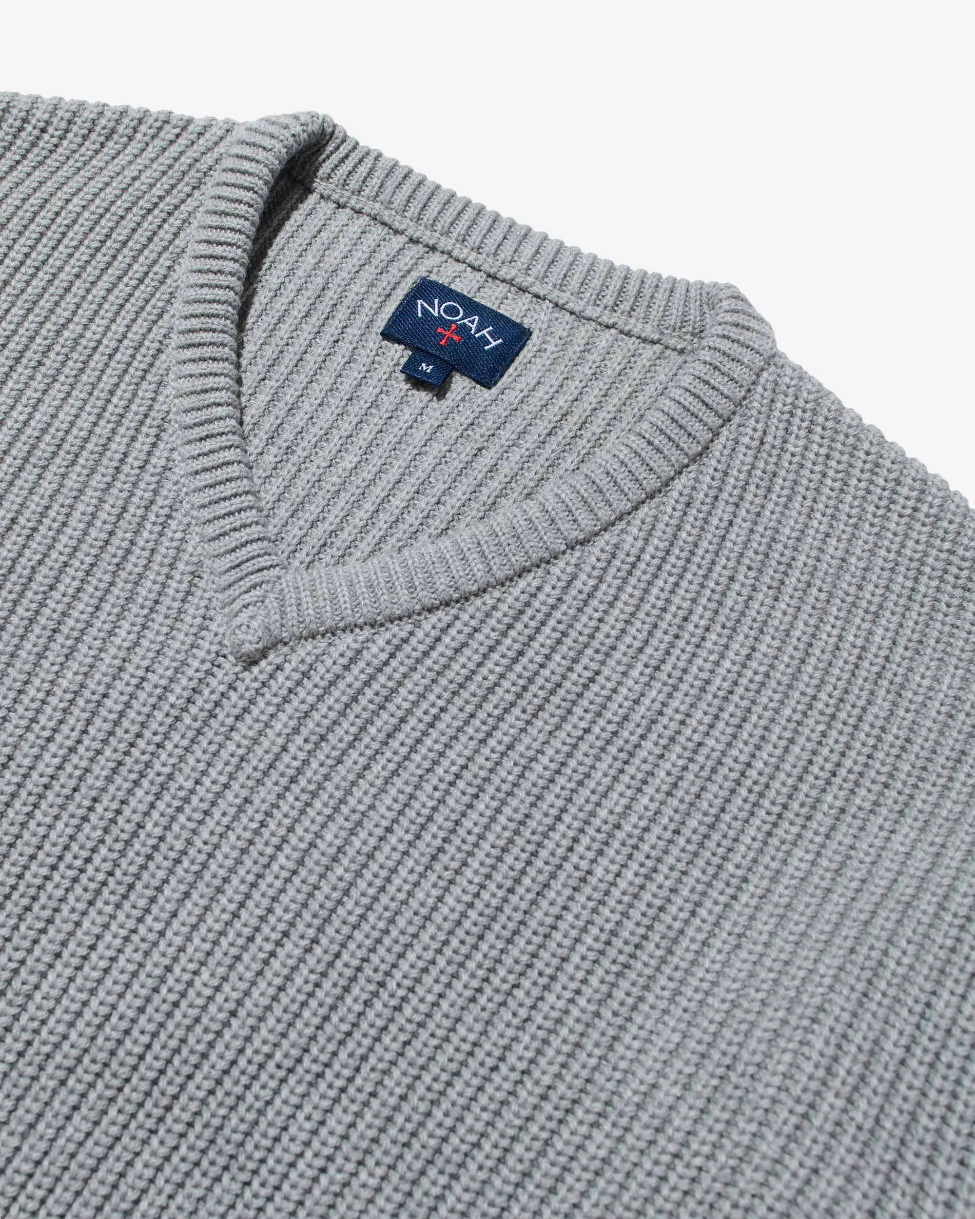 V-Neck Shaker Stitch Sweater sold by Noah NYC product image thumbnail 2