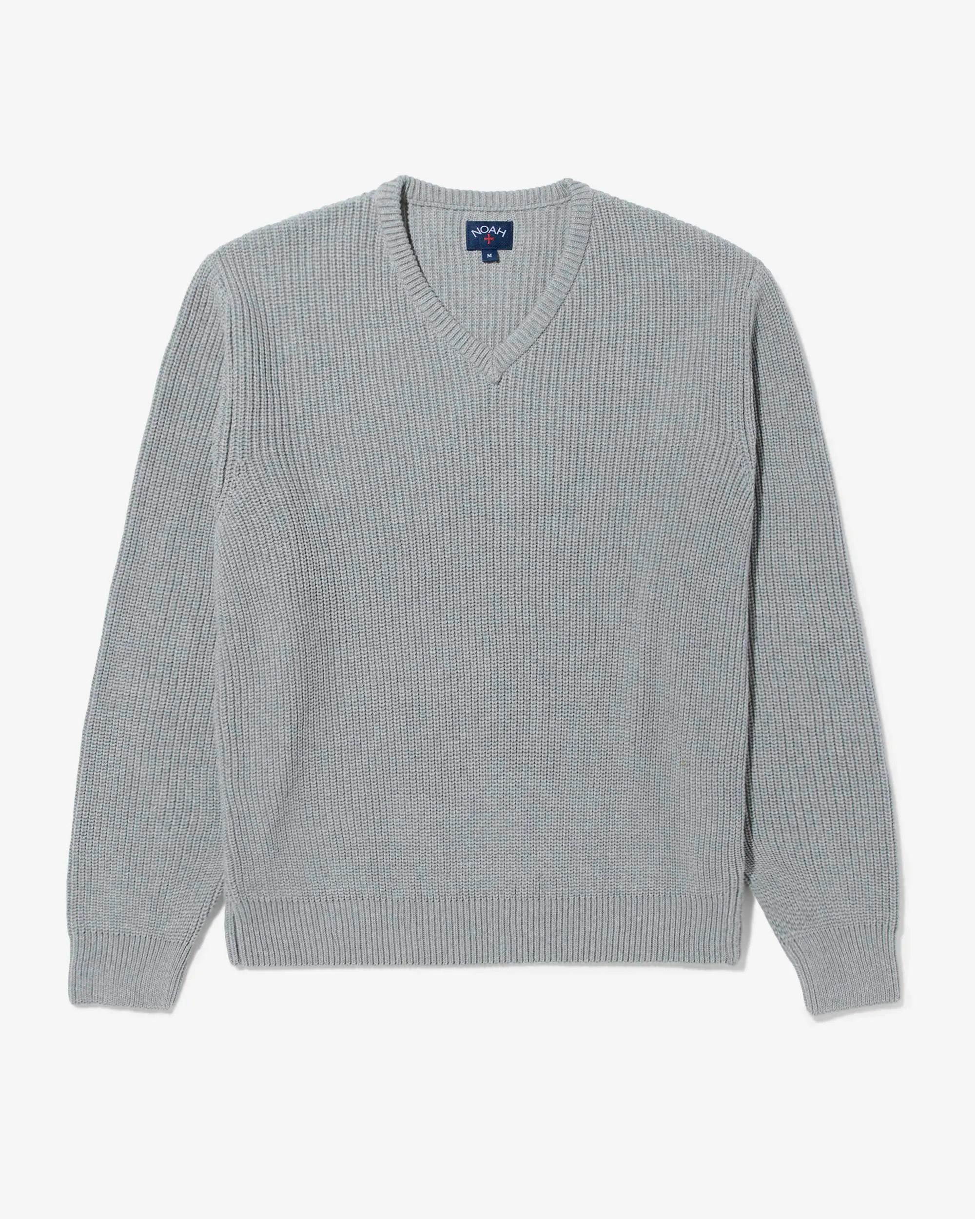 V-Neck Shaker Stitch Sweater sold by Noah NYC