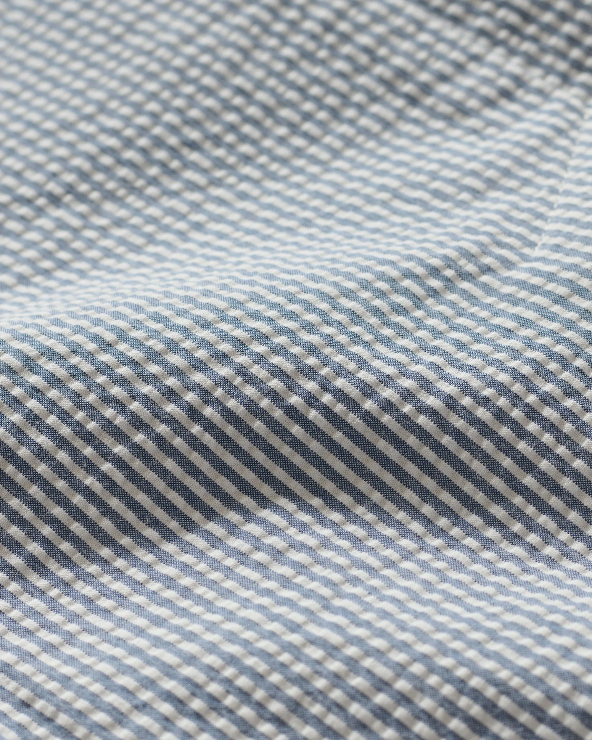 Seersucker Belted Single-Pleat Trousers sold by Noah NYC product image thumbnail 5