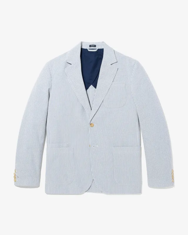 Seersucker Sack Jacket sold by Noah NYC