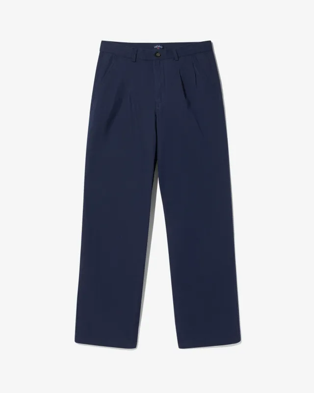 Double-Pleat Cotton Pant sold by Noah NYC