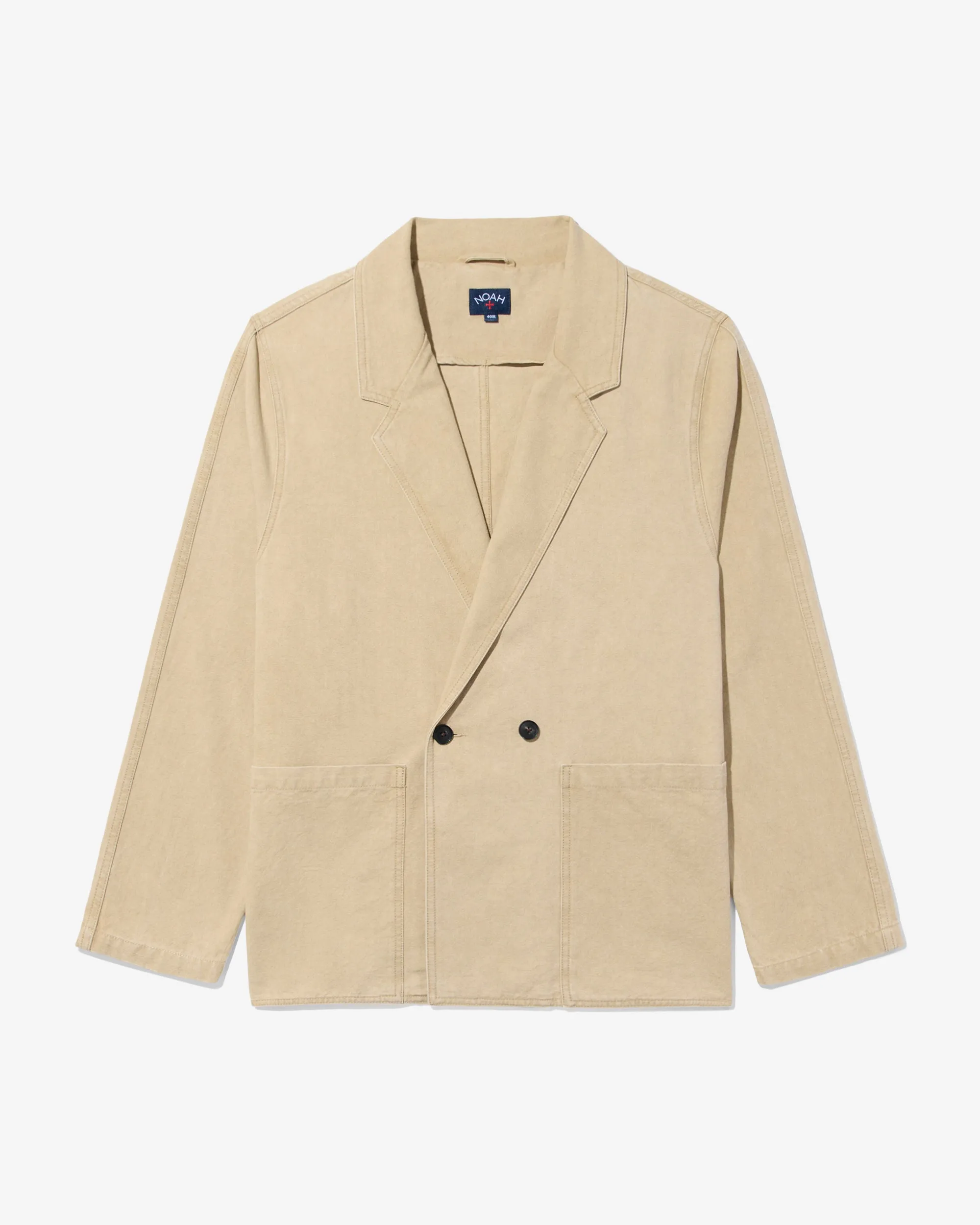 Double-Breasted Cotton Jacket sold by Noah NYC