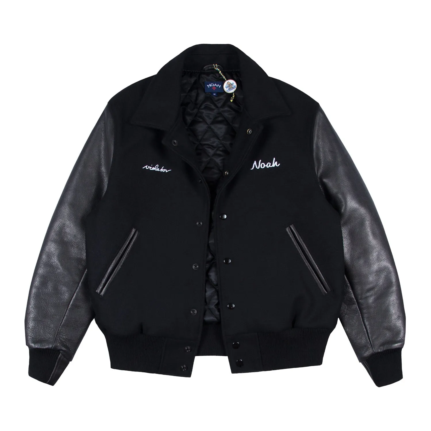 Violator Rose Varsity Jacket sold by Noah NYC product image thumbnail 3
