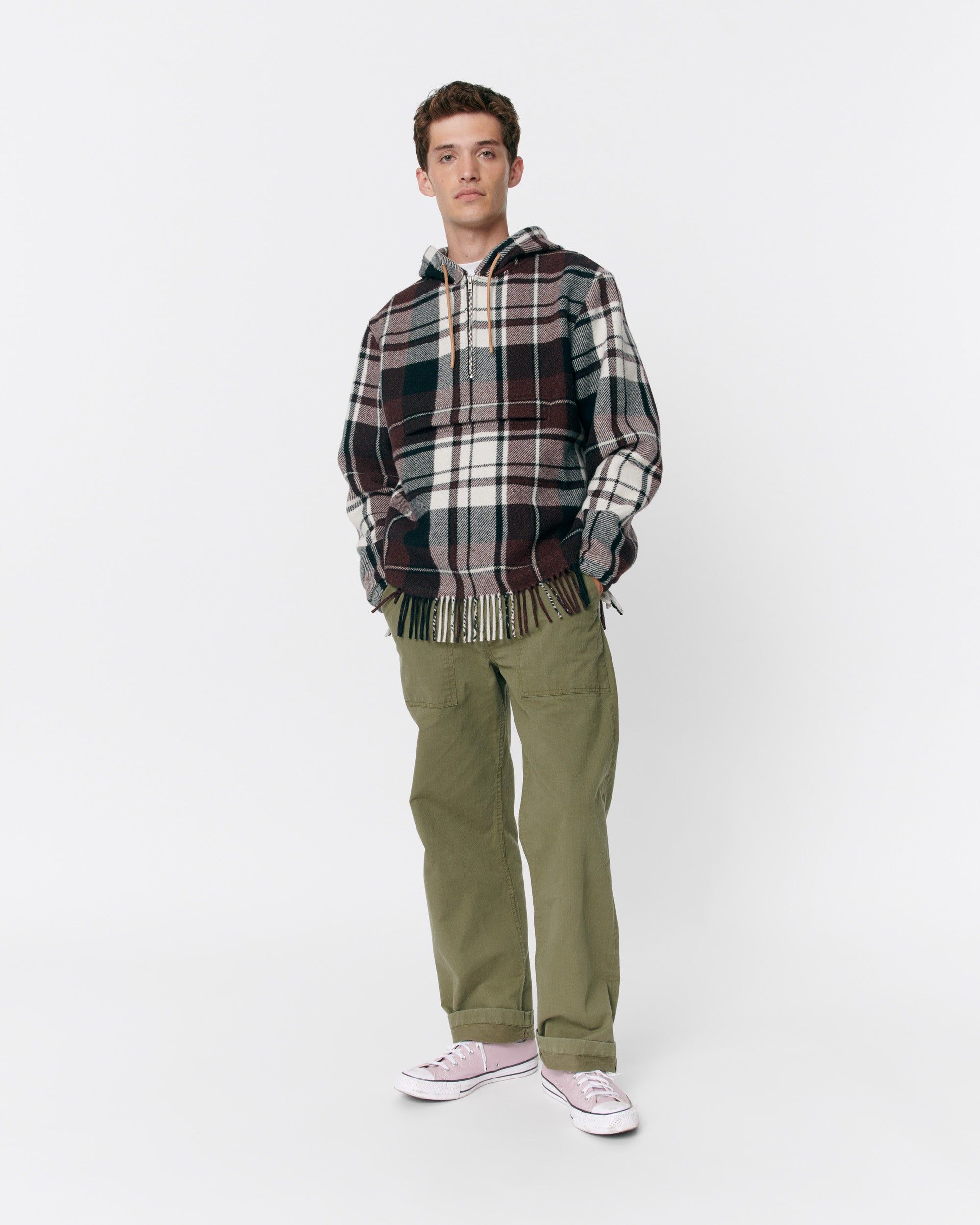 Fringe Pullover Jacket sold by Noah NYC product image thumbnail 4