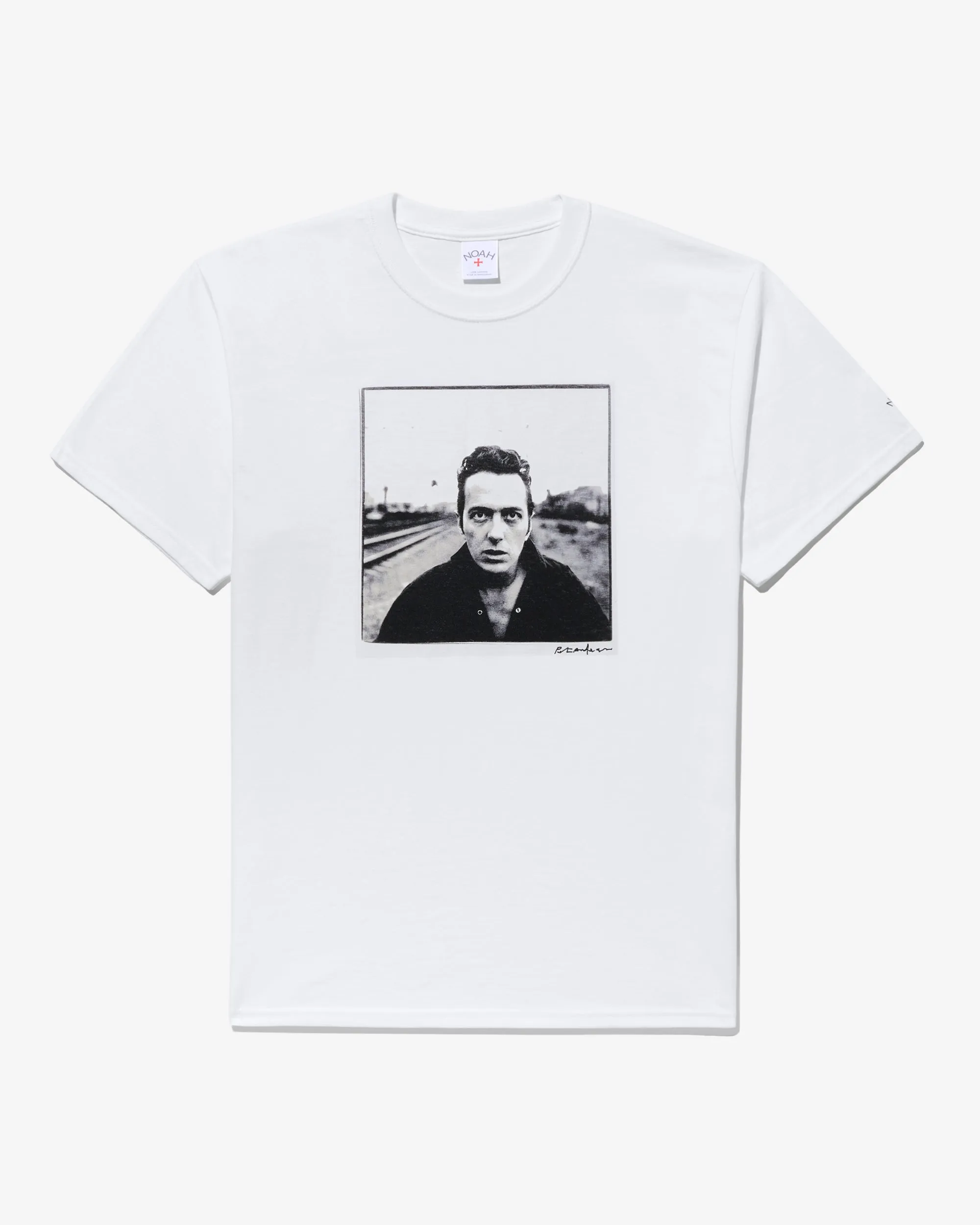 Peter Anderson Joe Strummer Tee sold by Noah NYC