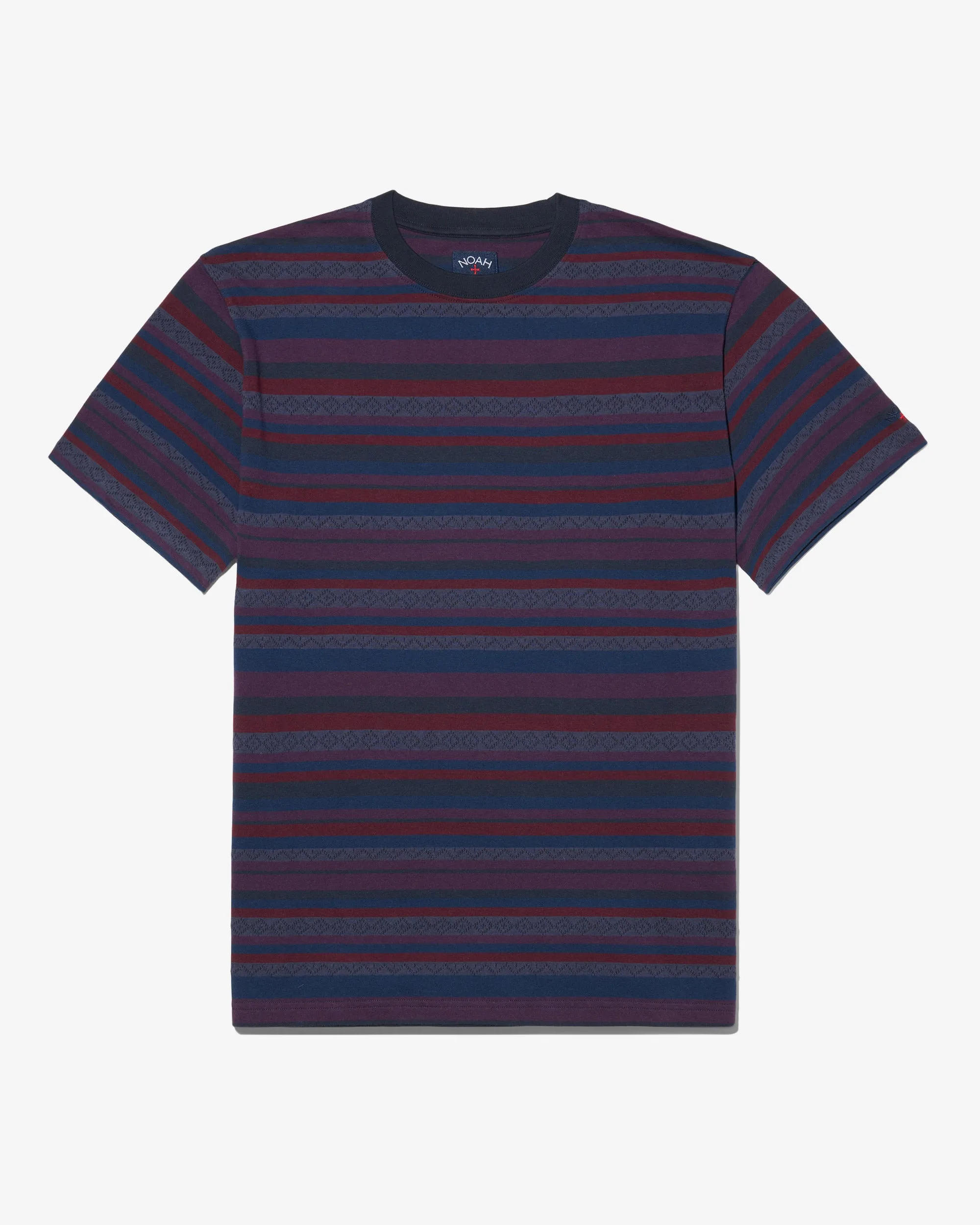 Striped Pointelle Tee sold by Noah NYC