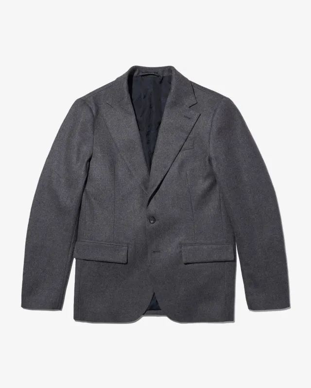 Single-Breasted Wool Jacket sold by Noah NYC